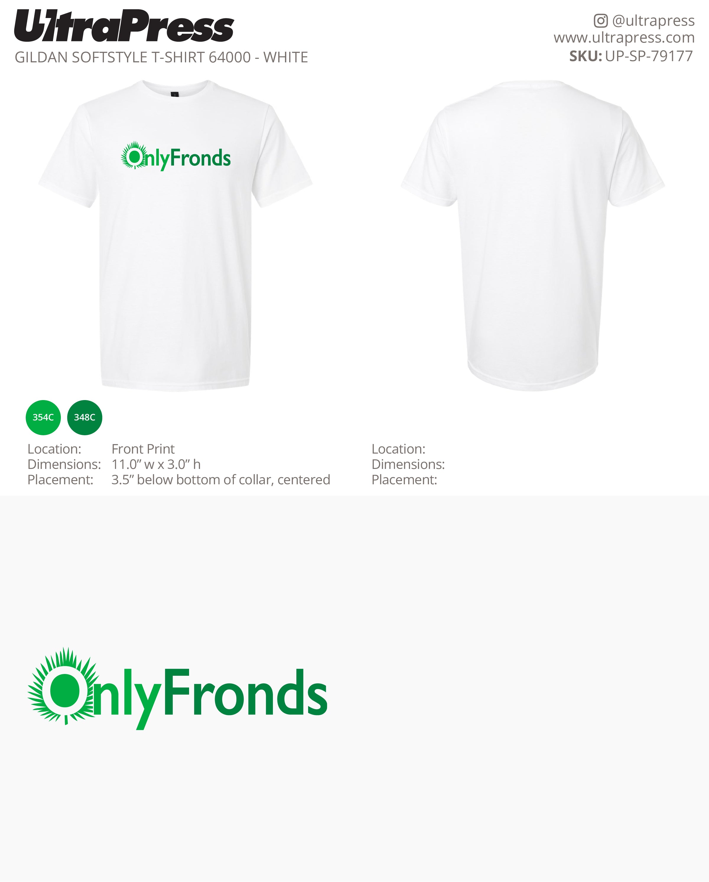 UP-SP-79177 Only Fronds - Carlos Guerra 100 Min Qty (Bulk)