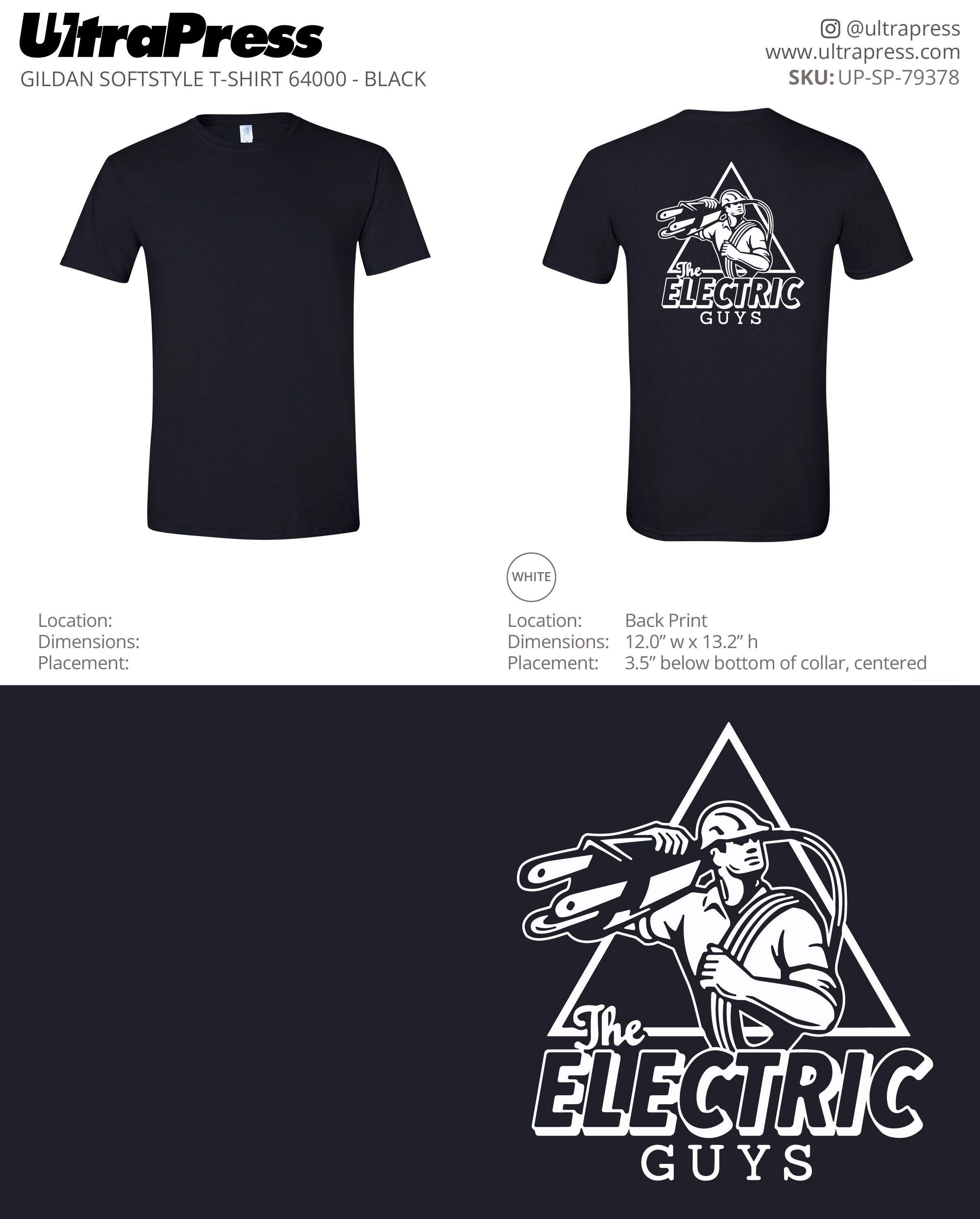 UP-SP-79378 The Electric Guys Shirts - Jami Carley 100 Min Qty (Bulk)
