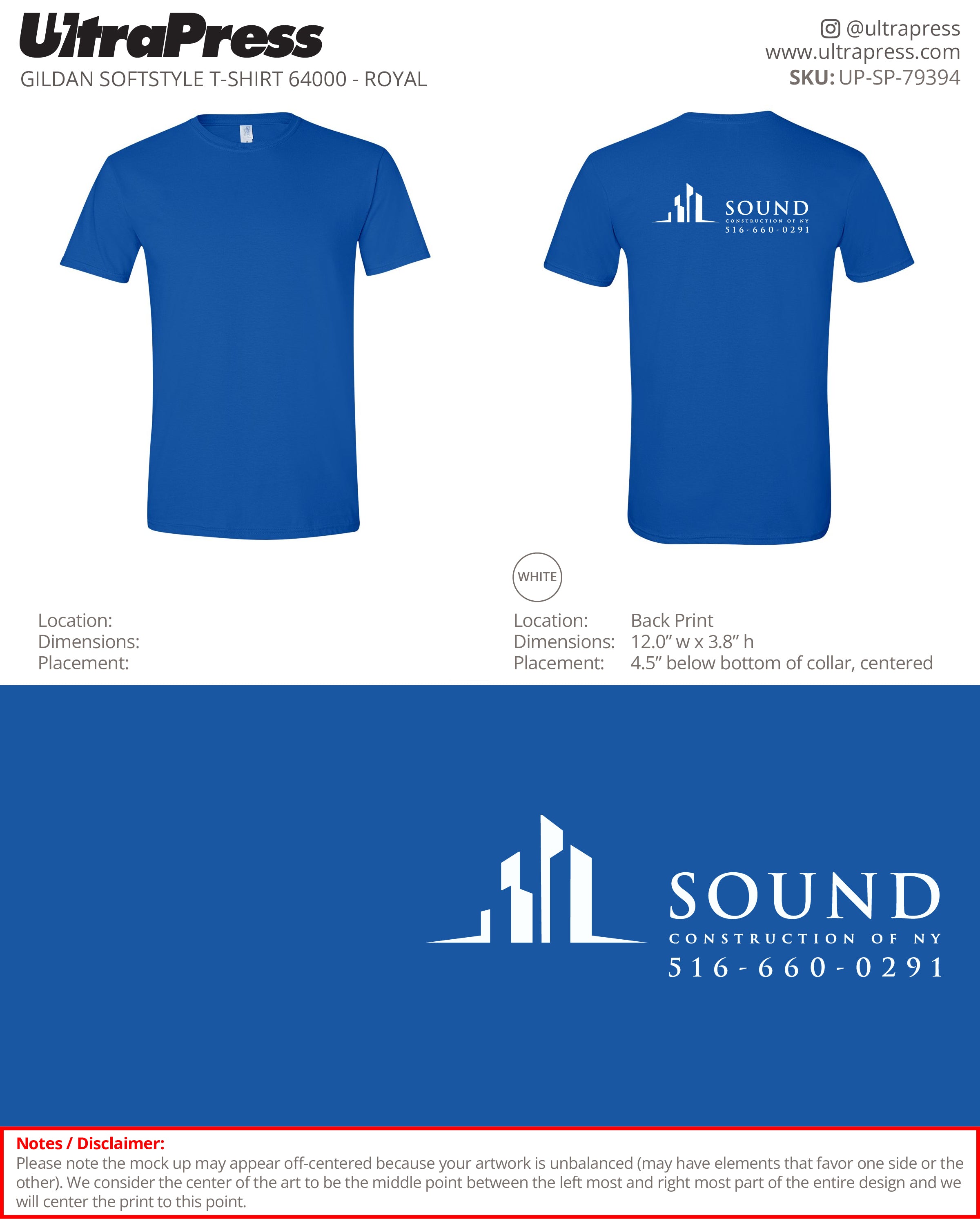 UP-SP-79394 Sound Construction of NY - Asher Reisman 100 Min Qty (Bulk)