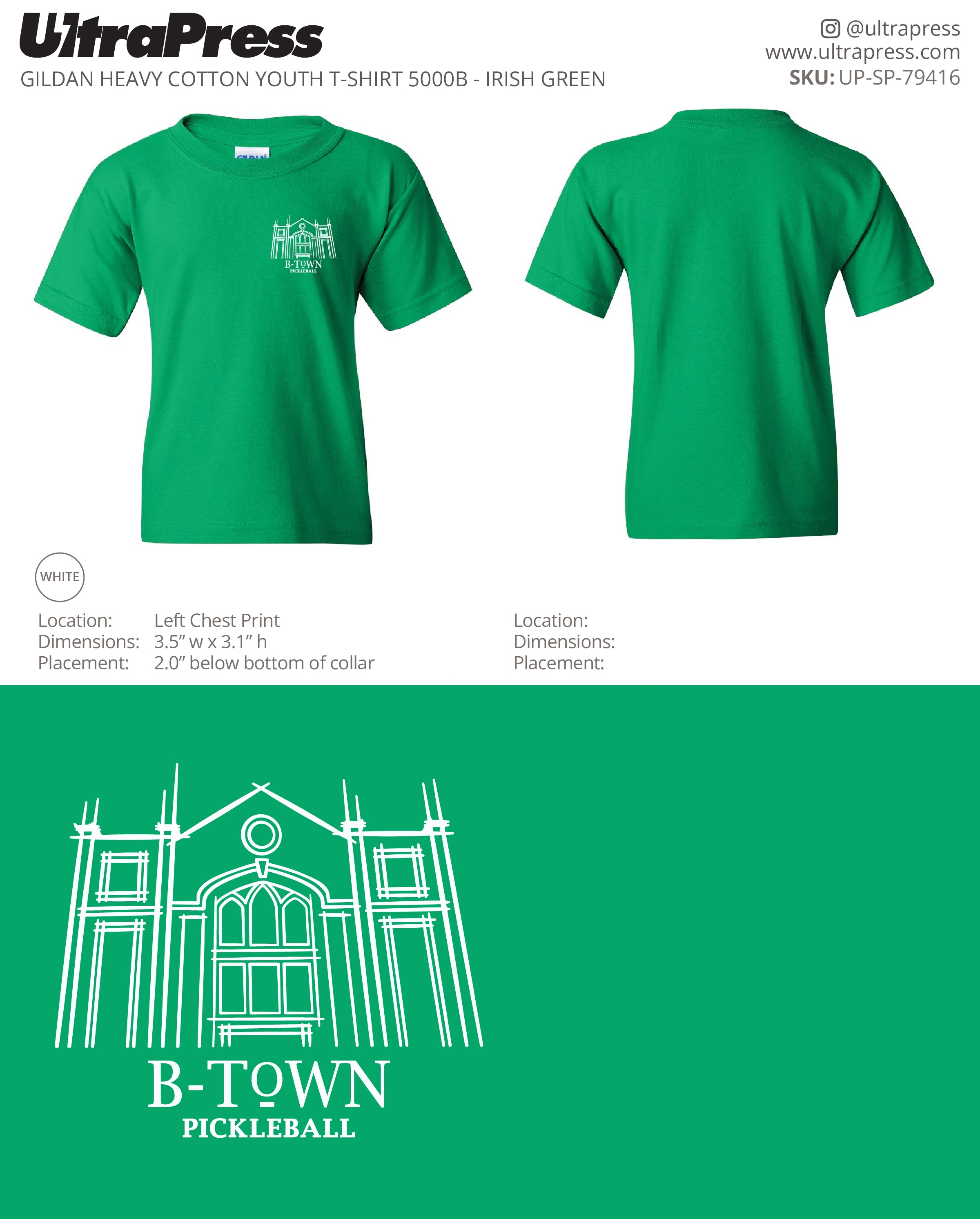 UP-SP-79416 B-Town Pickleball Youth - David Cannon 100 Pieces Package (Bulk)