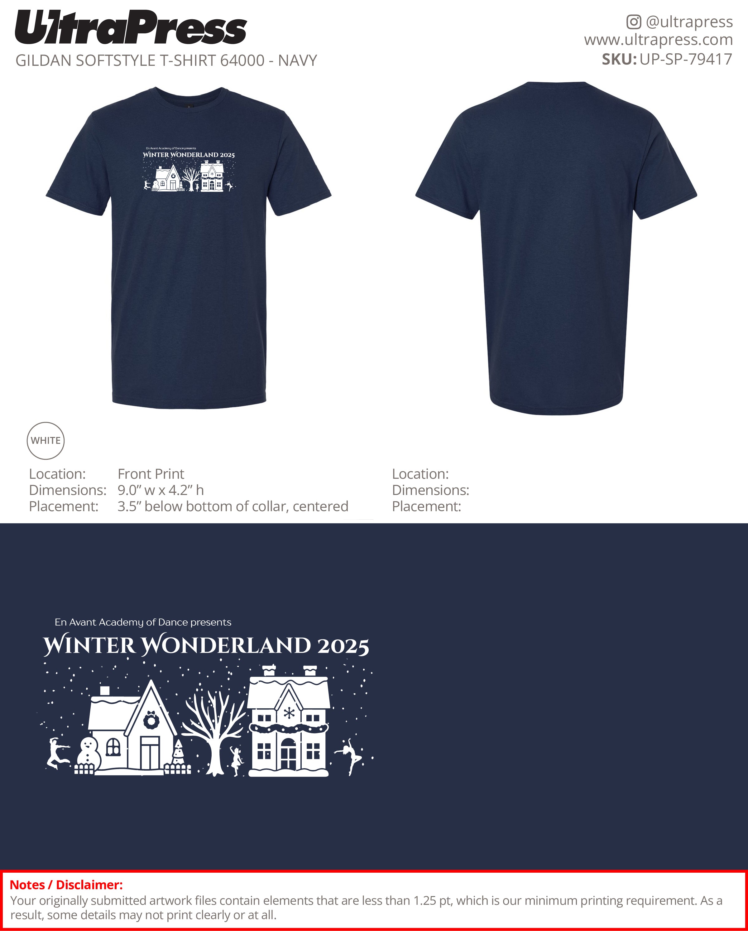 UP-SP-79417 Winter Wonderland 2025 - Briley Shanander 100 Min Qty (Bulk)