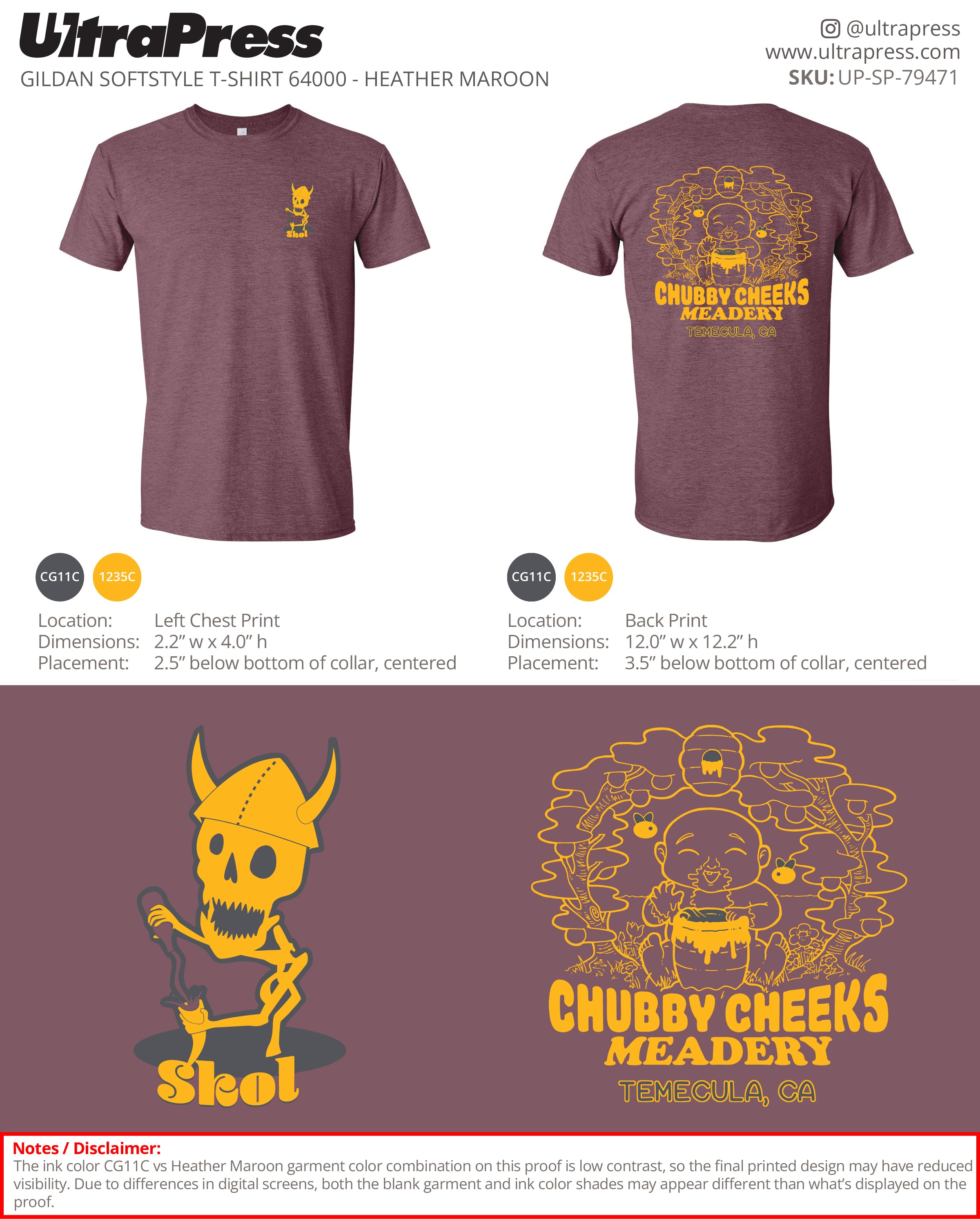 UP-SP-79471 Chubby Cheeks Meadery - Shannon Mooers 100 Min Qty (Bulk)