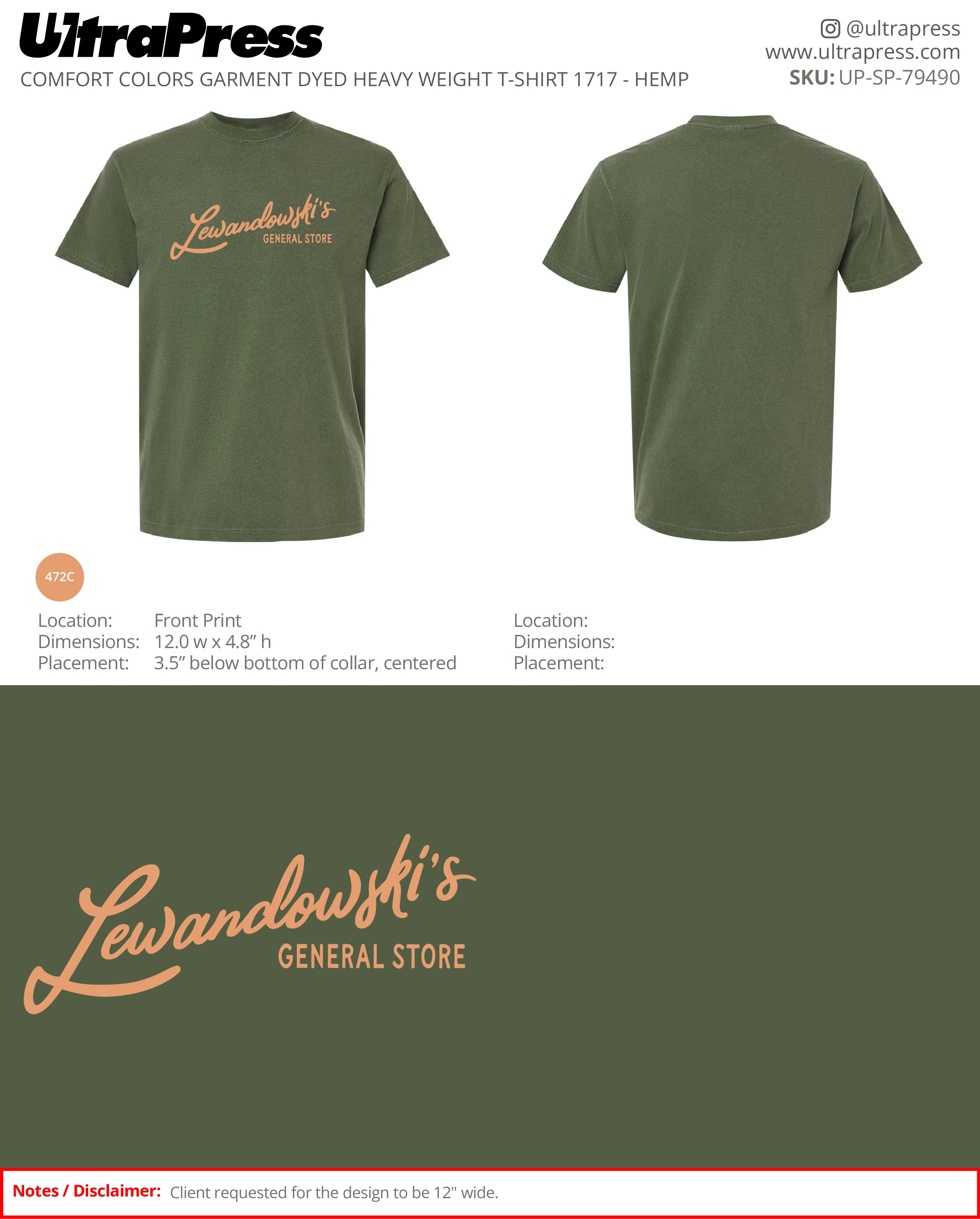 UP-SP-79490 Lewandowski's General Store - Daena Vandre 24 Min Qty (Bulk)