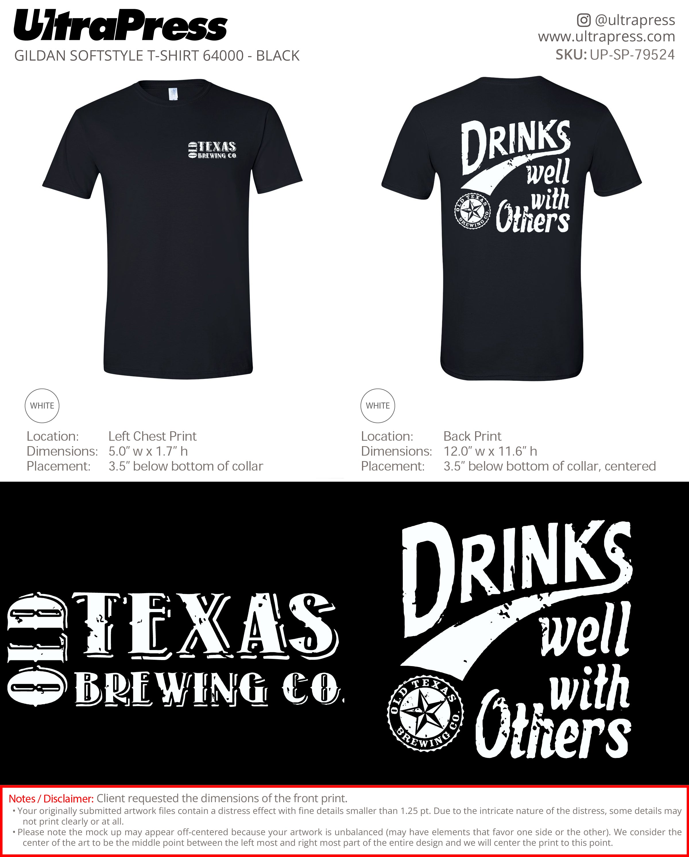 UP-SP-79524 Old Texas Brewing Co. - Rick Hazen 100 Min Qty (Bulk)