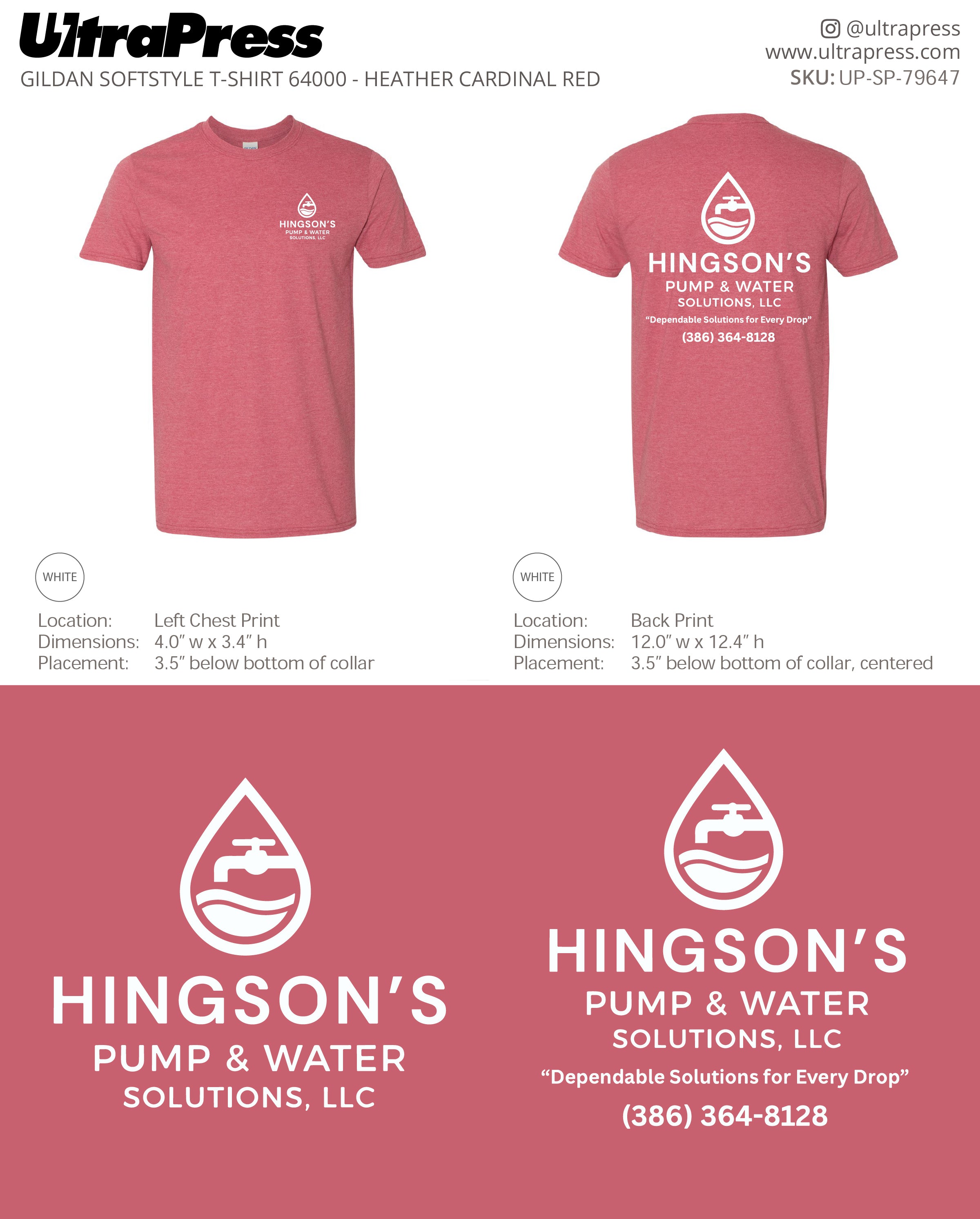 UP-SP-79647 Hingson's Pump & Water - Kevin Hingson 100 Min Qty (Bulk)
