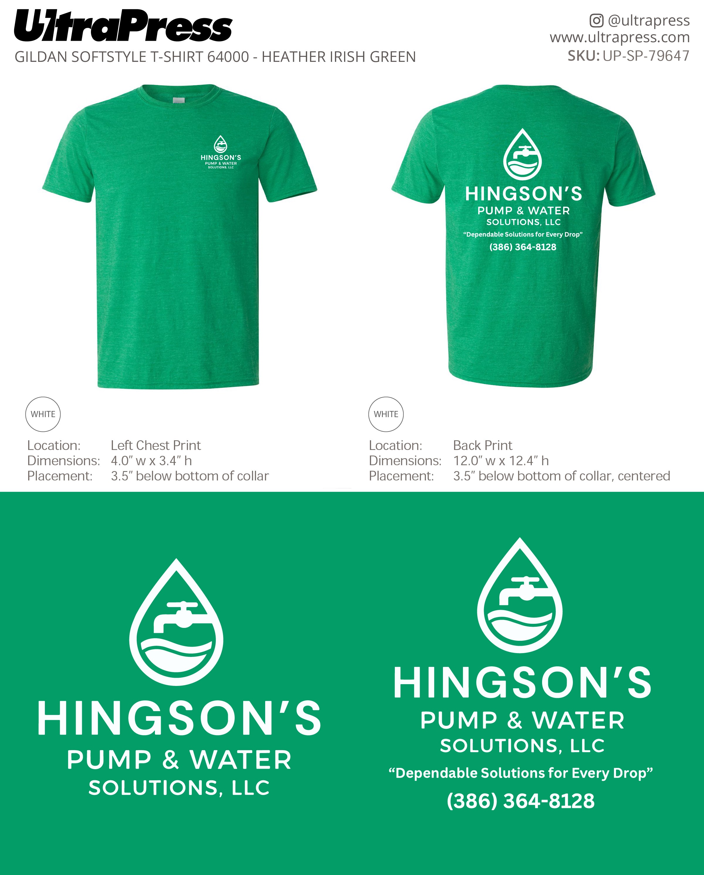 UP-SP-79647 Hingson's Pump & Water - Kevin Hingson 100 Min Qty (Bulk)