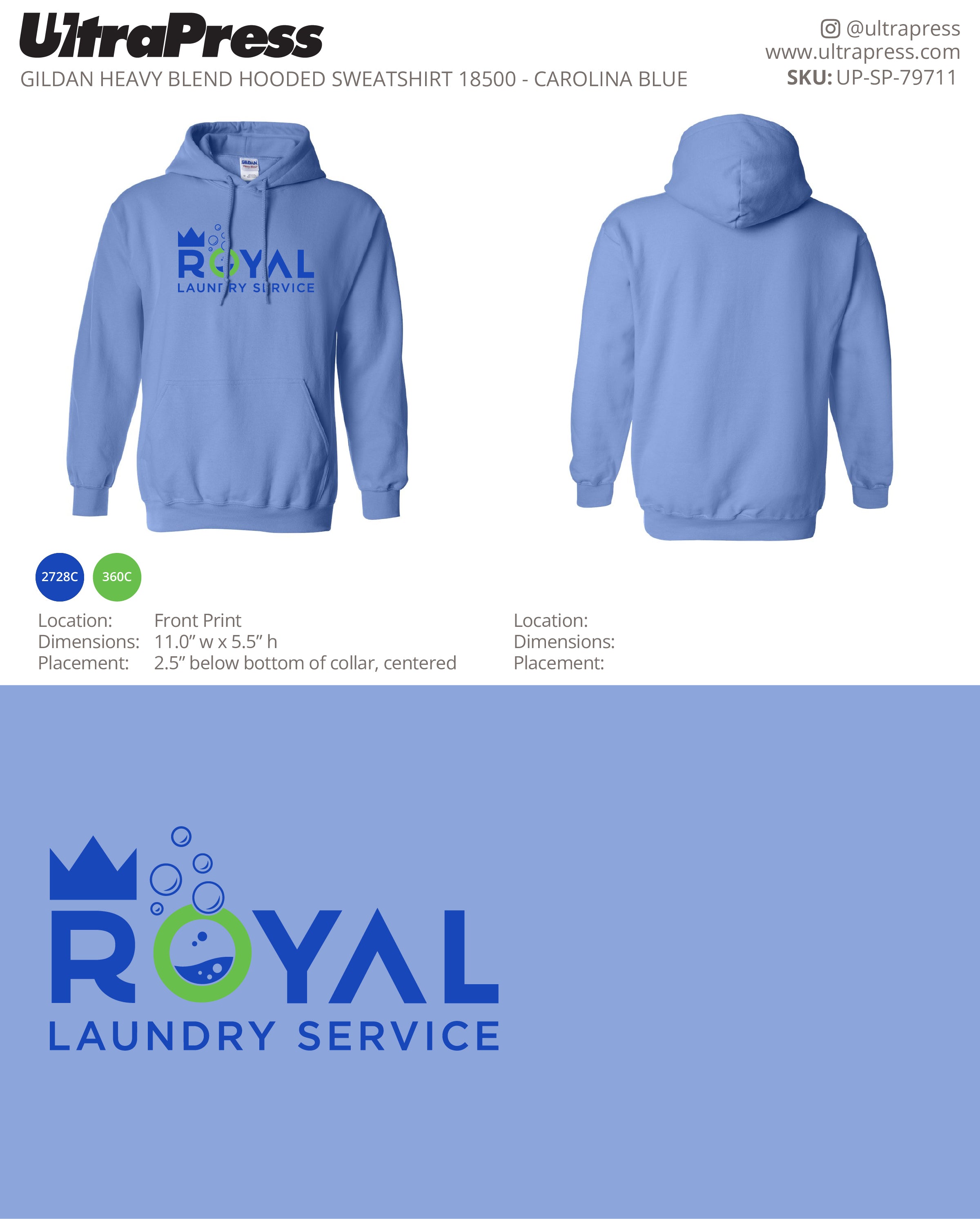 UP-SP-79711 Royal Laundry Service - Derrick Compton 50 Min Qty (Bulk)