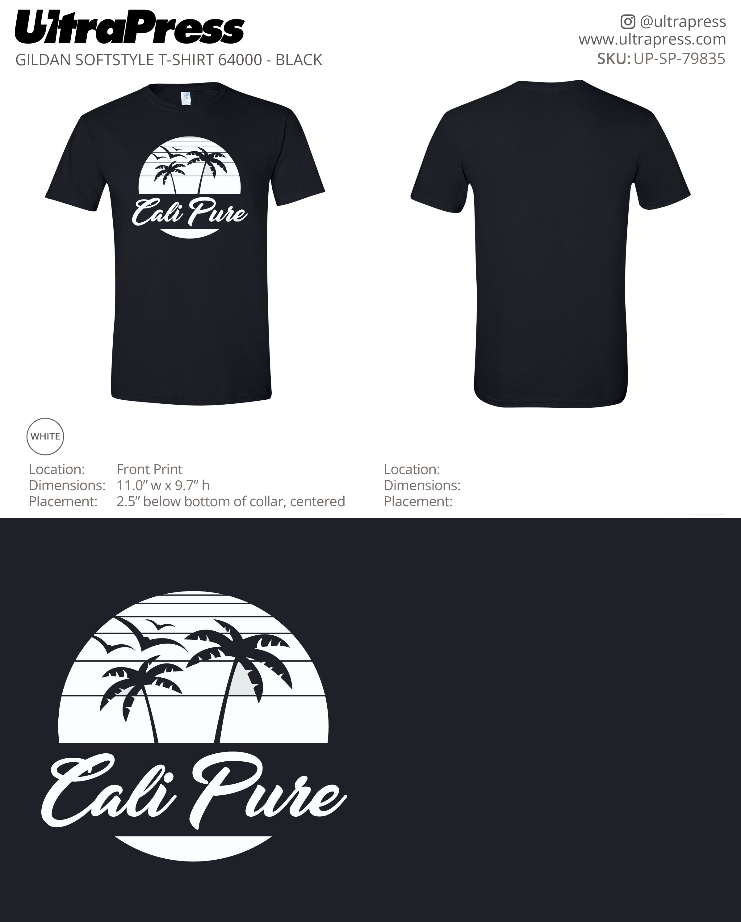 UP-SP-79835 Cali Pure - Joshua Johnson 100 Min Qty (Bulk)