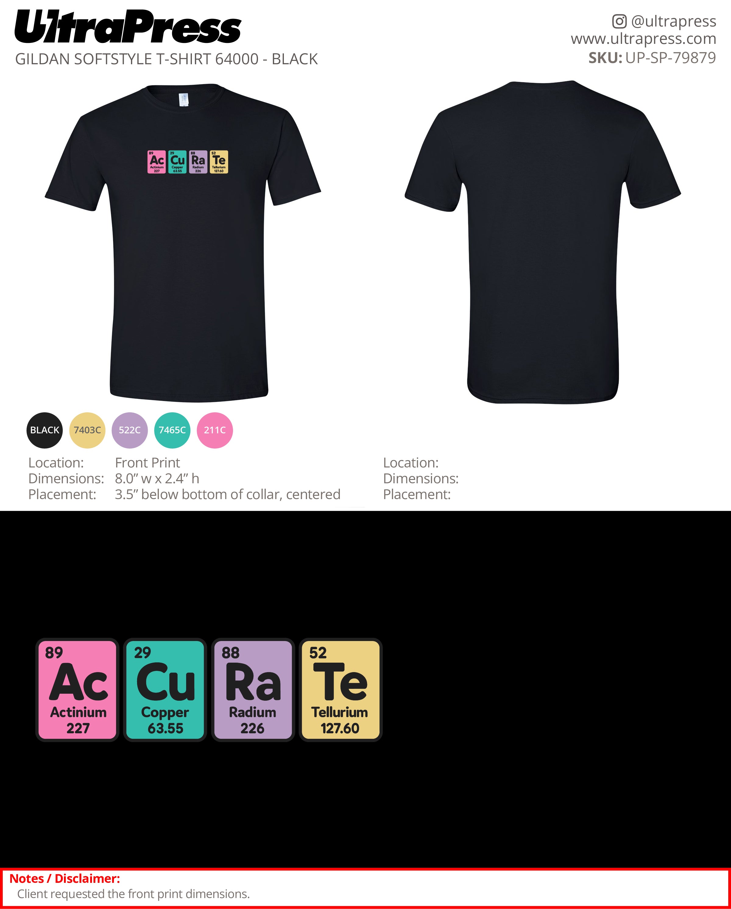 UP-SP-79879 ACCURATE - Danny Tsang 100 Min Qty (Bulk)