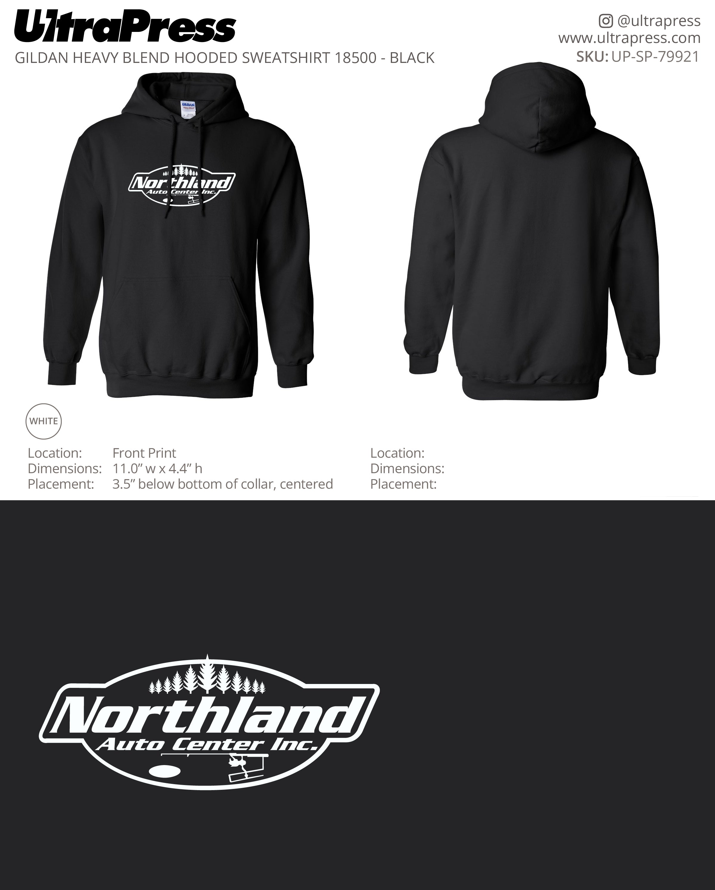 UP-SP-79921 Northland Auto Center - Matt England 50 Min Qty (Bulk)