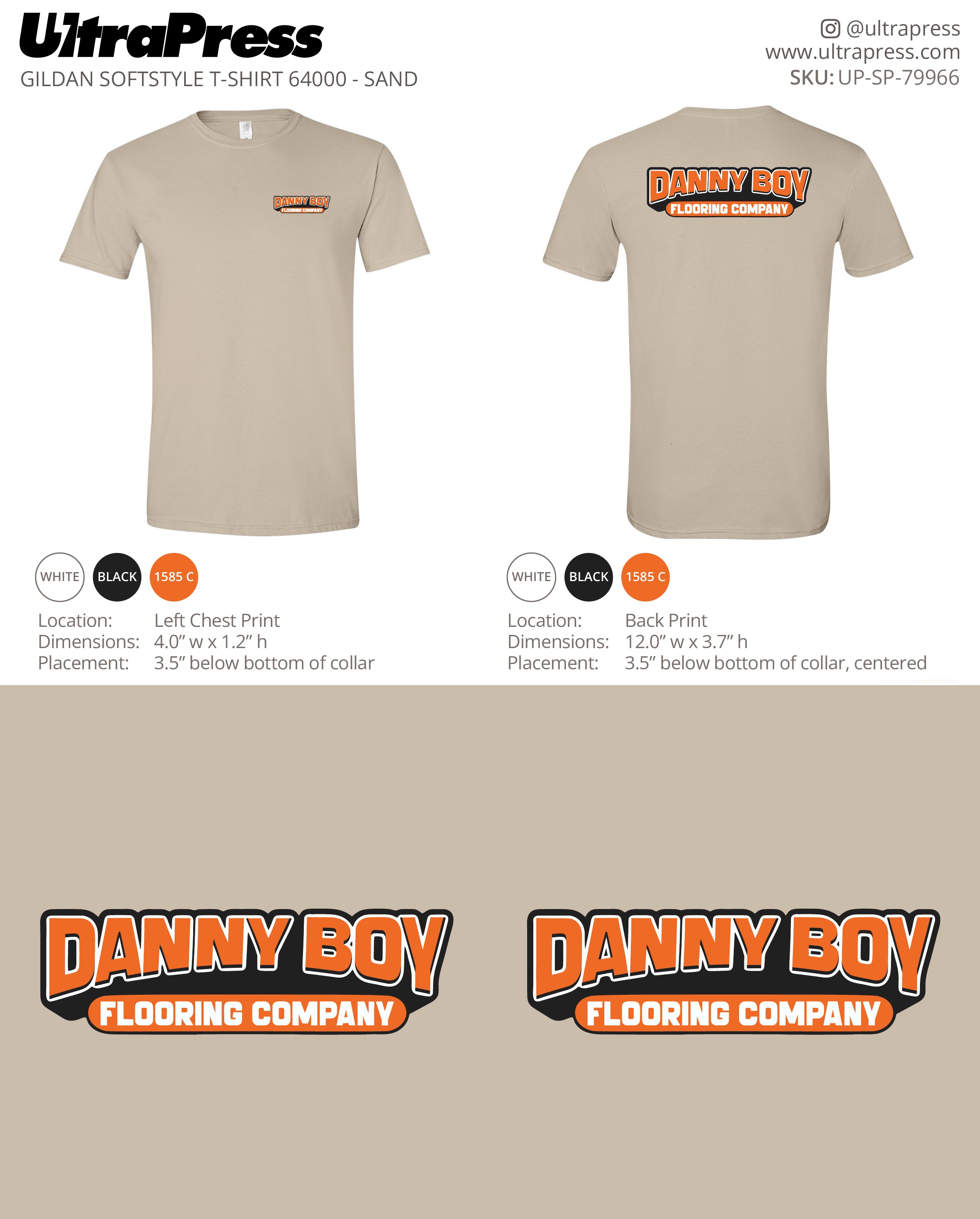 UP-SP-79966 Danny Boy Flooring Company - Maia L Ferrer 100 Pieces Package (Bulk)