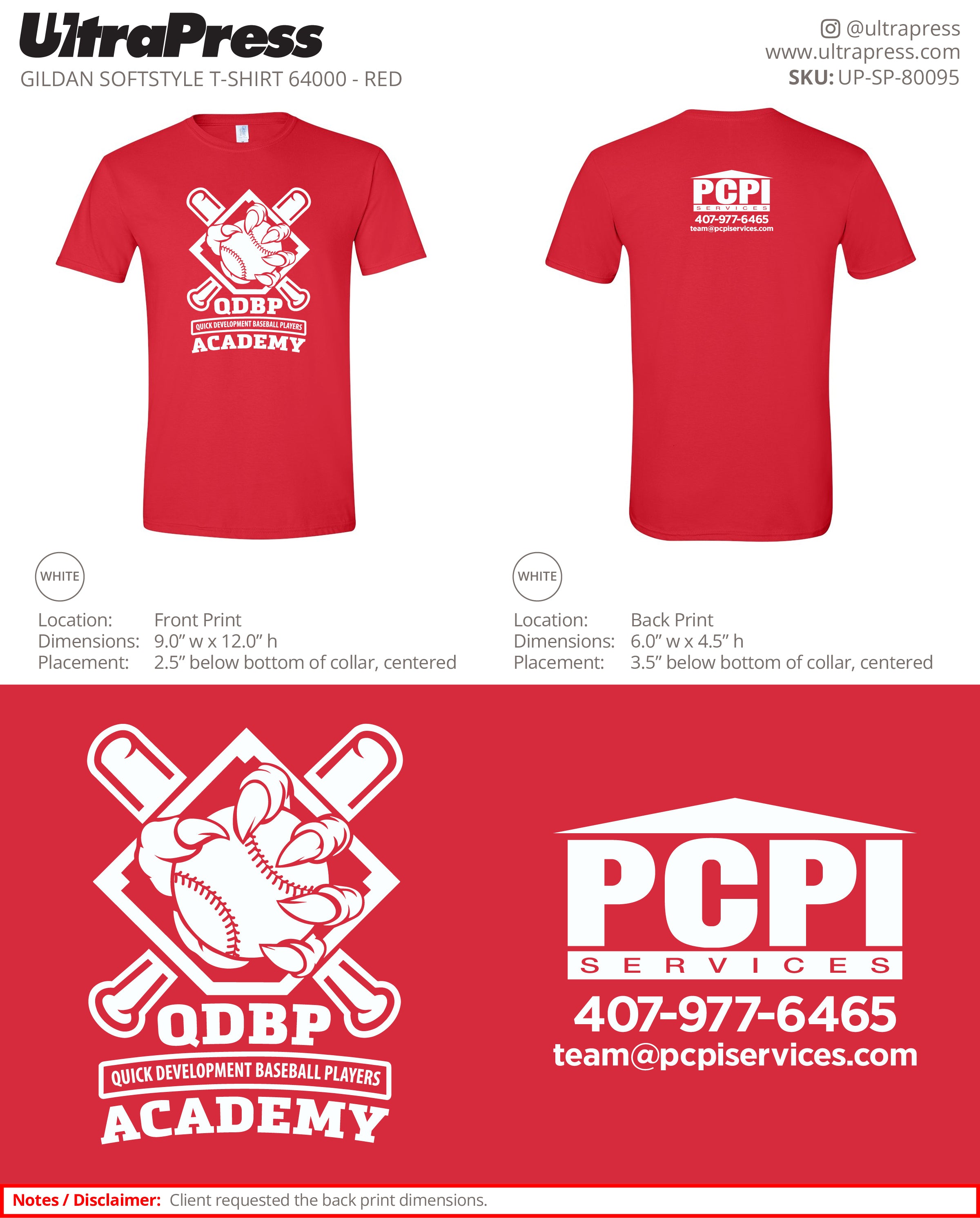 UP-SP-80095 PCPI SERVICES - Erica Thims 100 Pieces Package (Bulk)