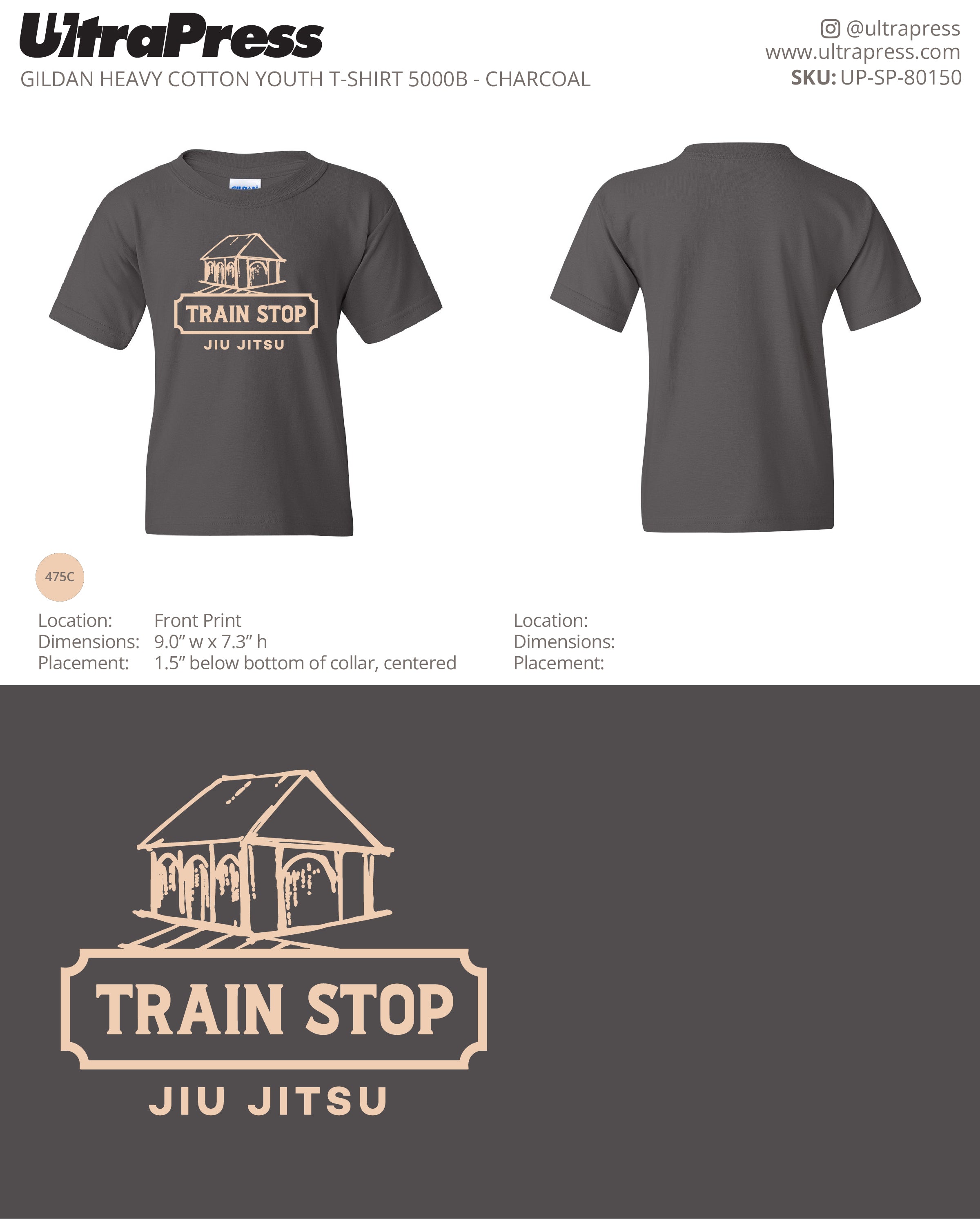 UP-SP-80150 Train Stop Jiu Jitsu - Cody Christensen 24 Min Qty (Bulk)