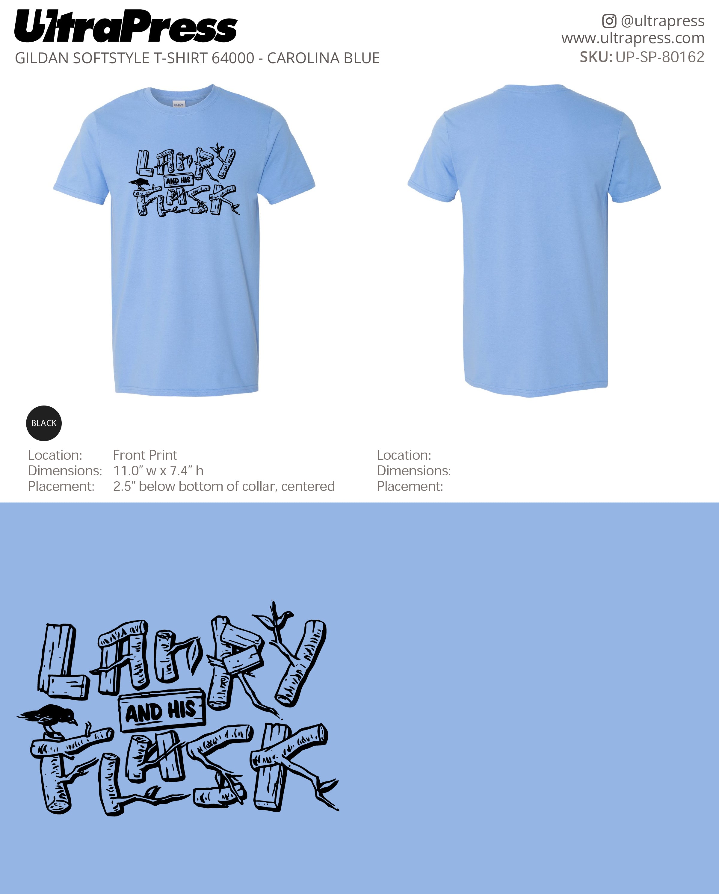 UP-SP-80162 Larry and His Flask (Carolina Blue Shirts) - Jamin Marshall 100 Min Qty (Bulk)