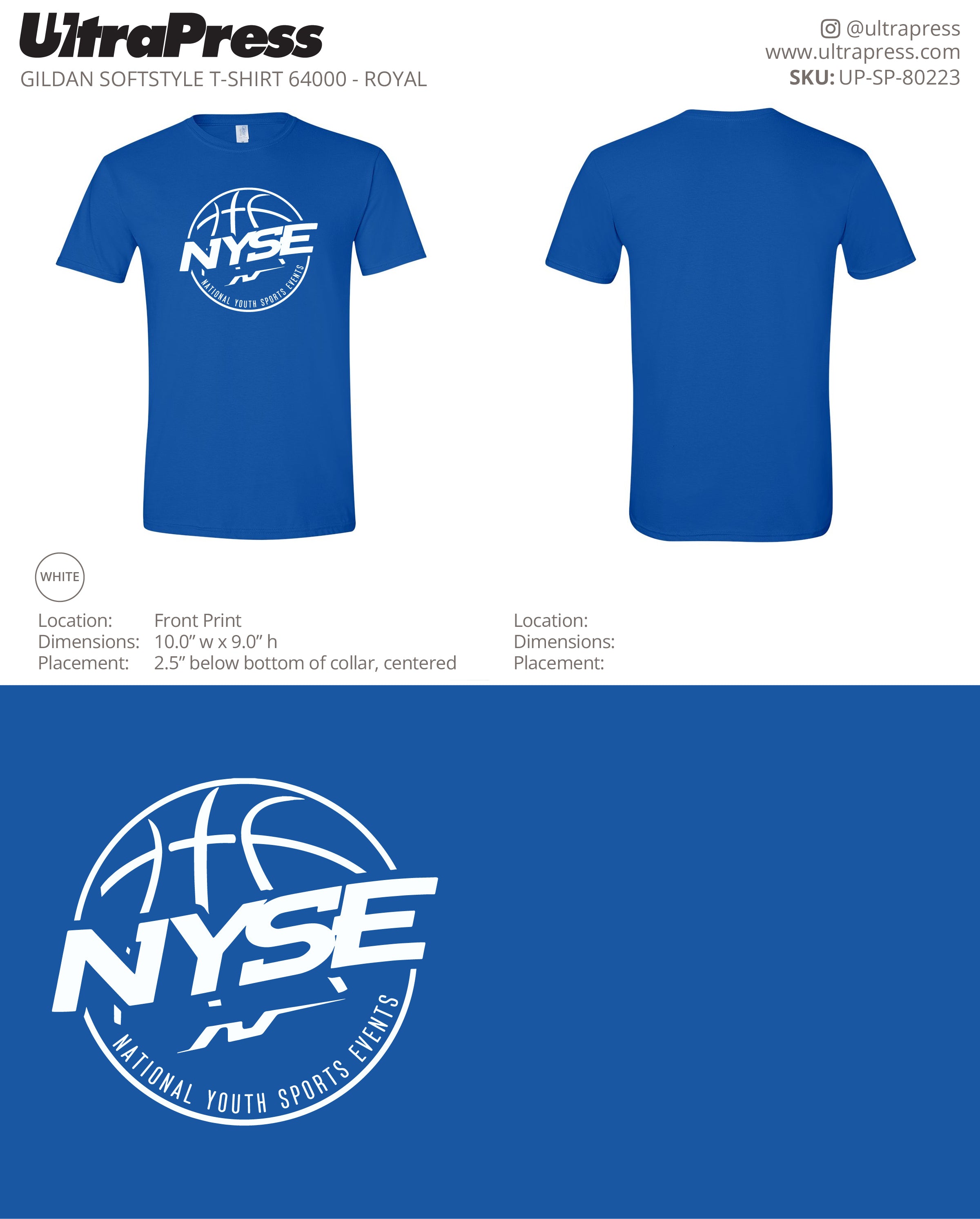 UP-SP-80223 National Youth Sports Events - Mike Perez 100 Min Qty (Bulk)