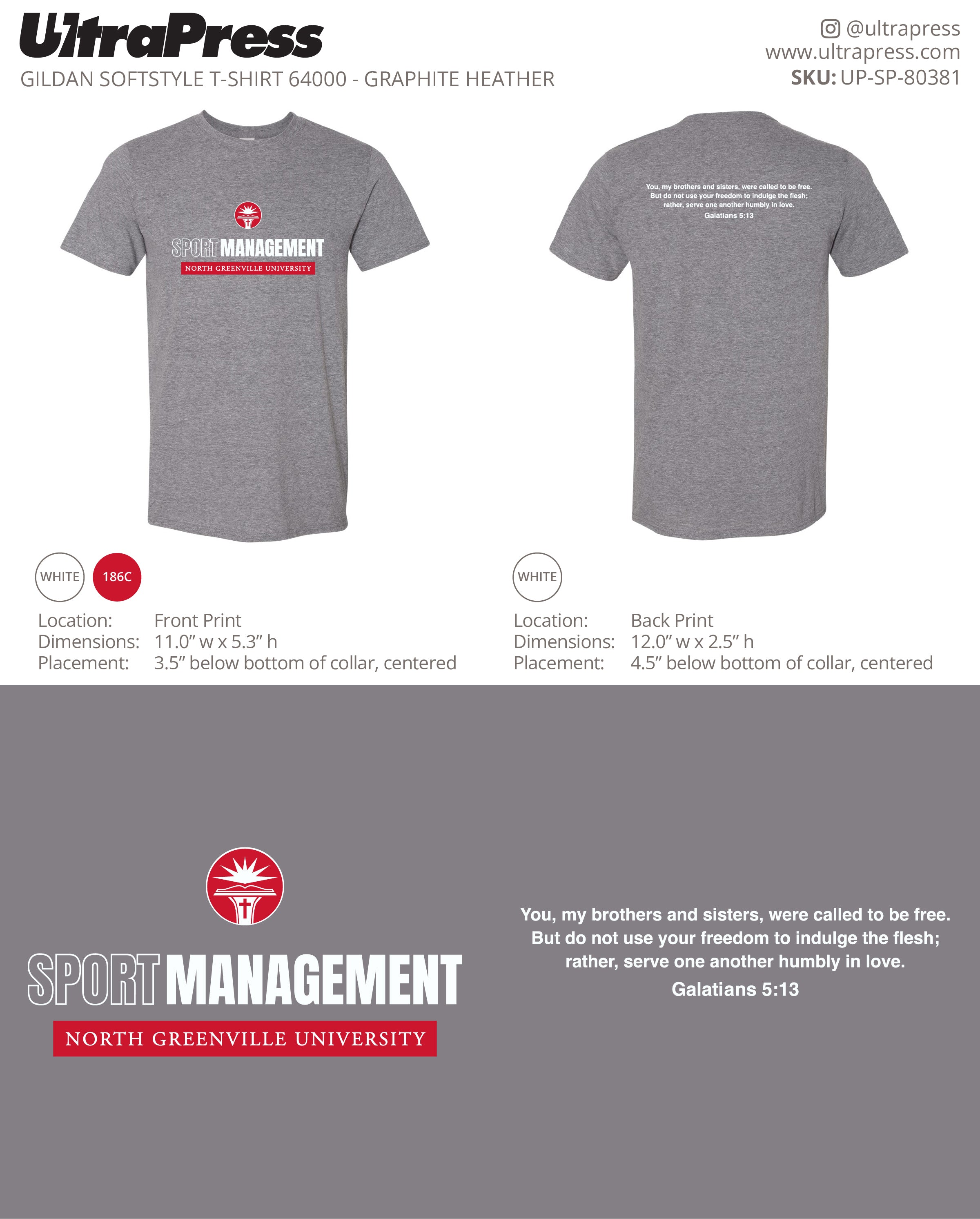 UP-SP-80381 Sport Management - Donovan Nelson 100 Min Qty (Bulk)