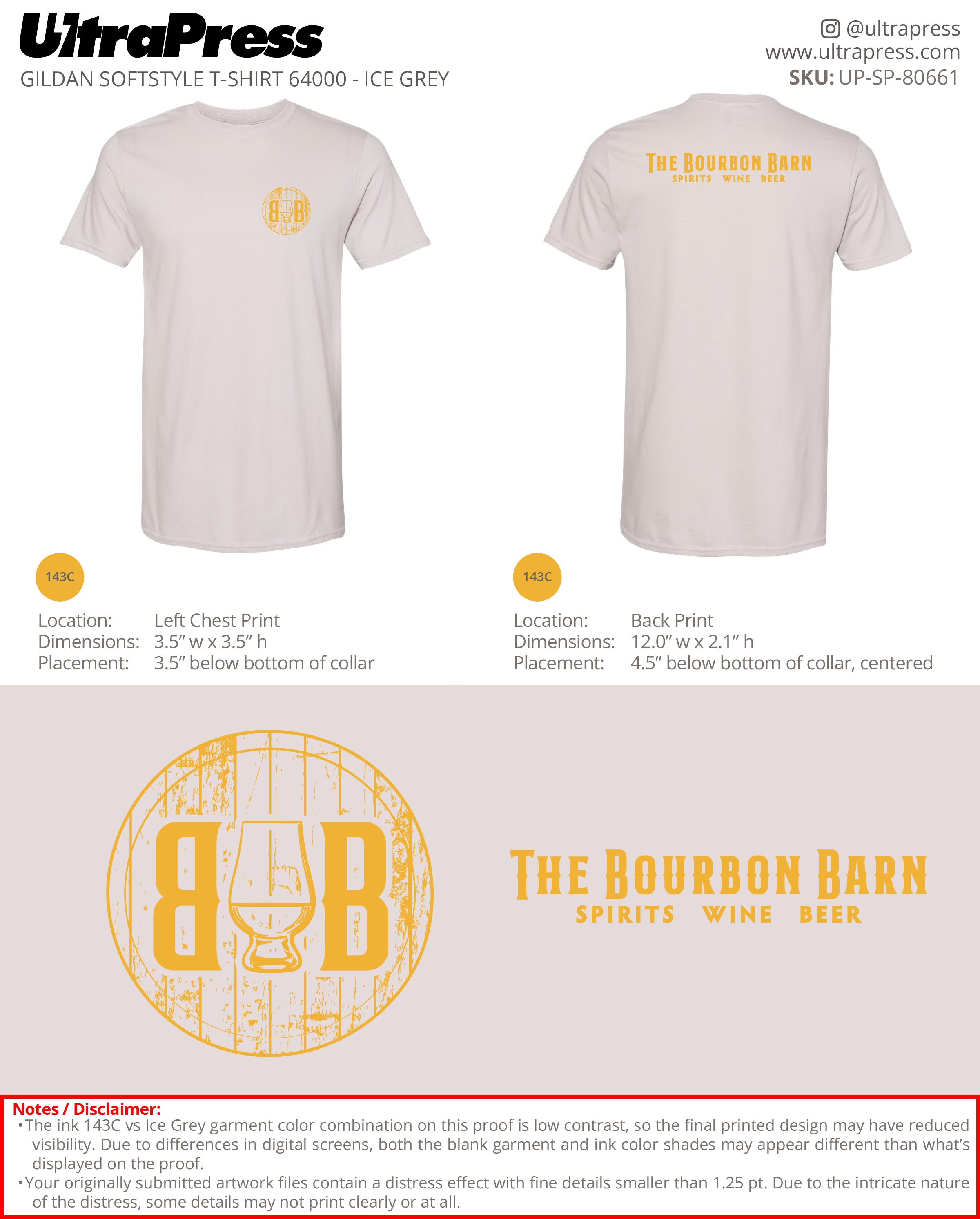 UP-SP-80661 The Bourbon Barn - Parth Chaudhari 100 Min Qty (Bulk)
