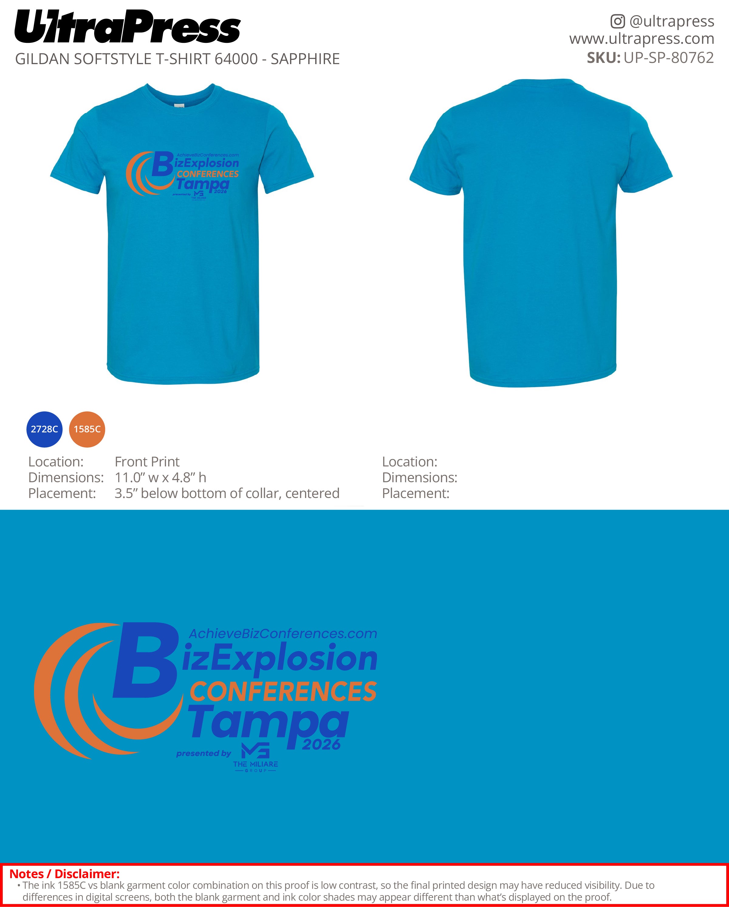 UP-SP-80762 BizExplosion - Charles Budreau 100 Pieces Package (Bulk)