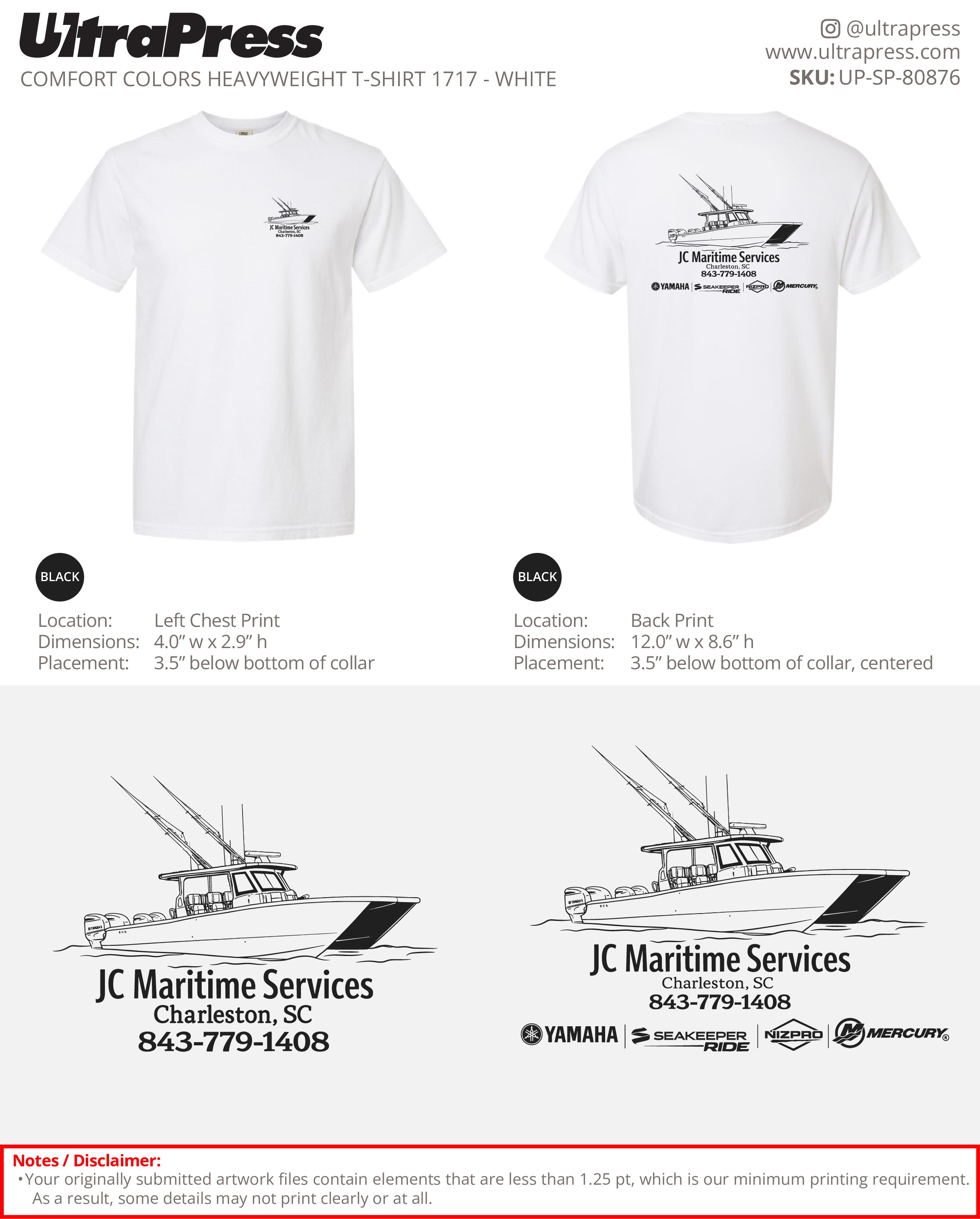 UP-SP-80876 JC Maritime Services - John Cetin 24 Min Qty (Bulk)