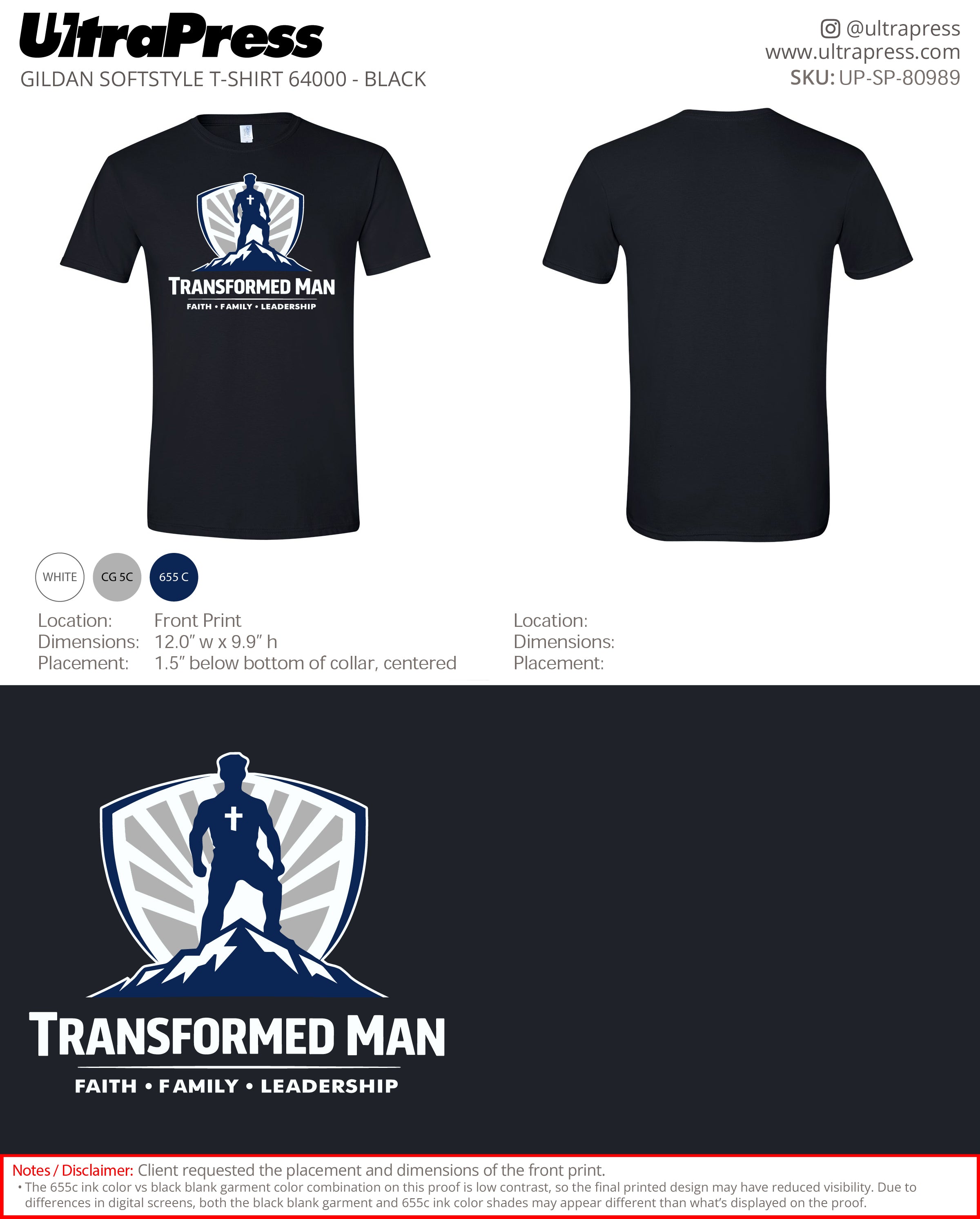 UP-SP-80989 Transformed Man - Marcelo Barioni 100 Min Qty (Bulk)