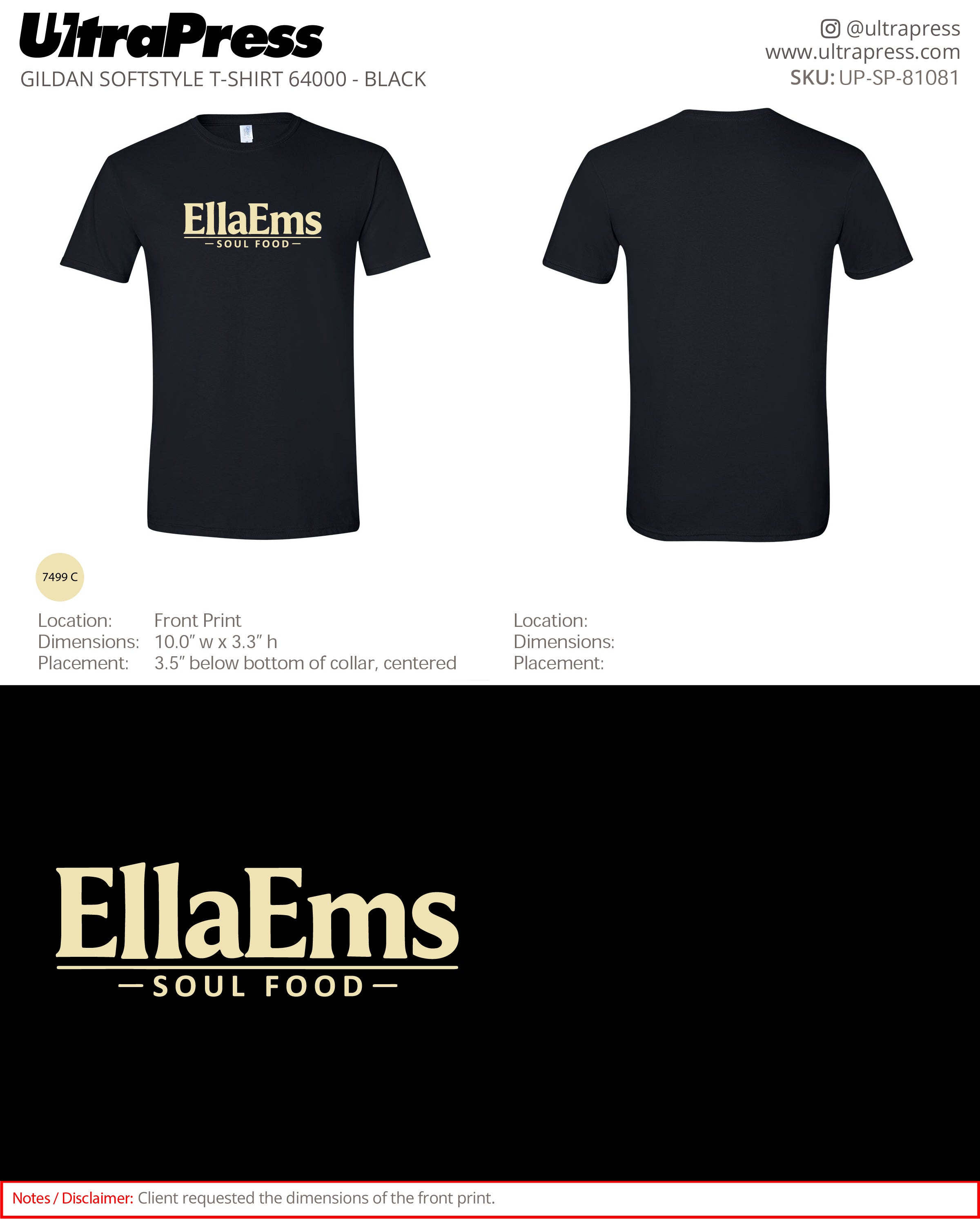 UP-SP-81081 EllaEms Soul Food - Pierre Hudson 24 Min Qty (Bulk)