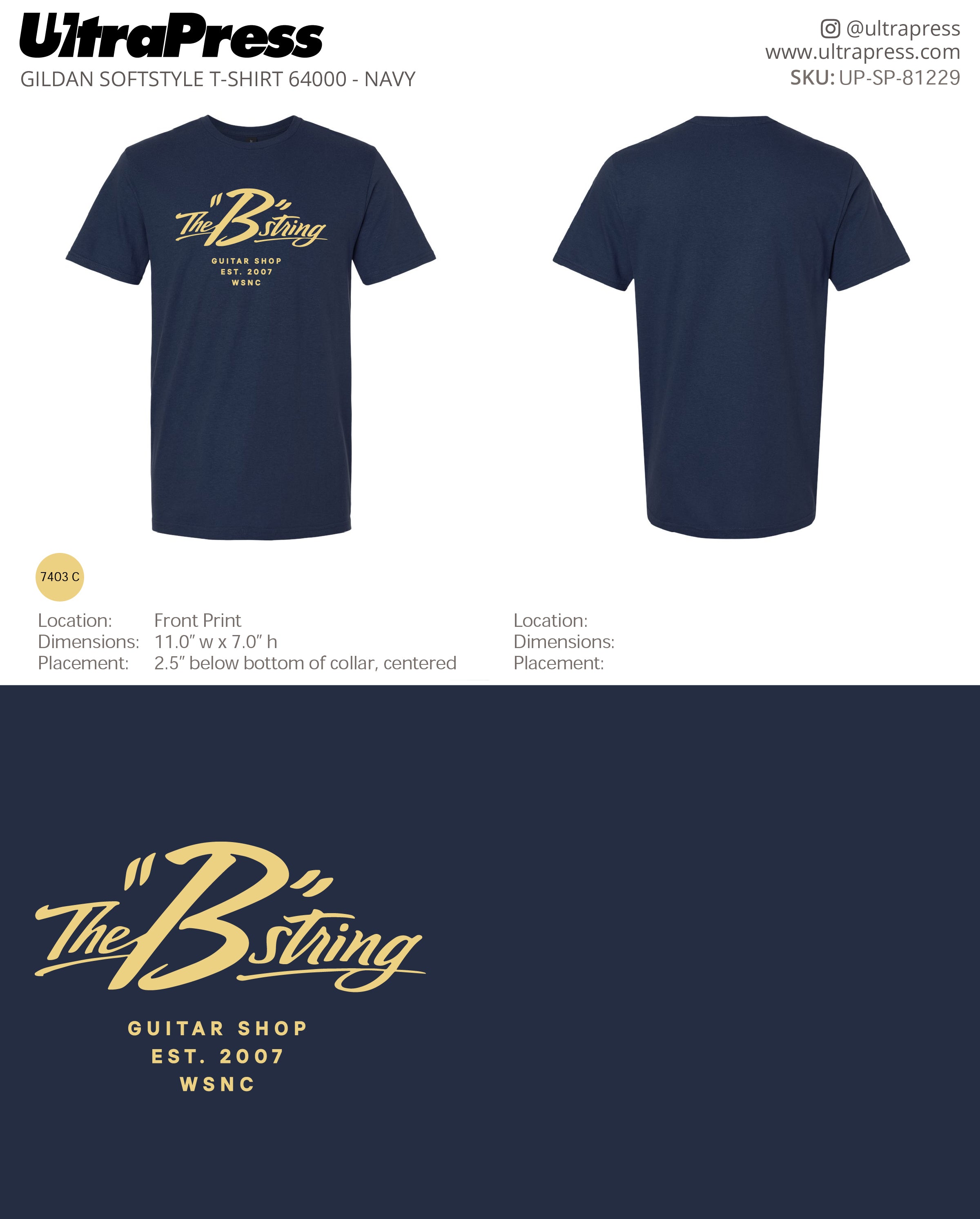 UP-SP-81229 The "B" String - Michael Bennett 100 Min Qty (Bulk)
