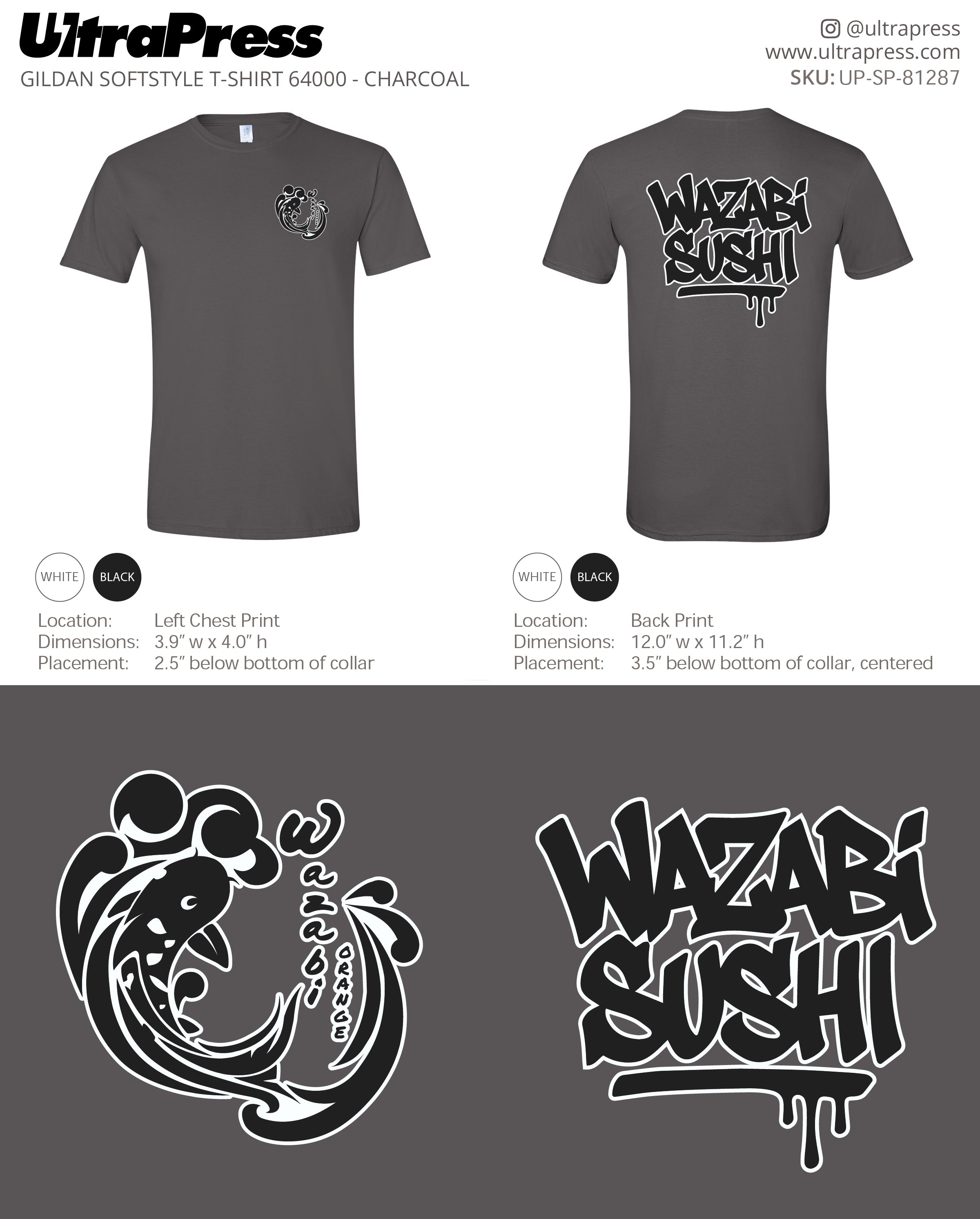 UP-SP-81287 Wazabi Sushi - Theerakitti S. 50 Pieces Package Deal (Bulk)