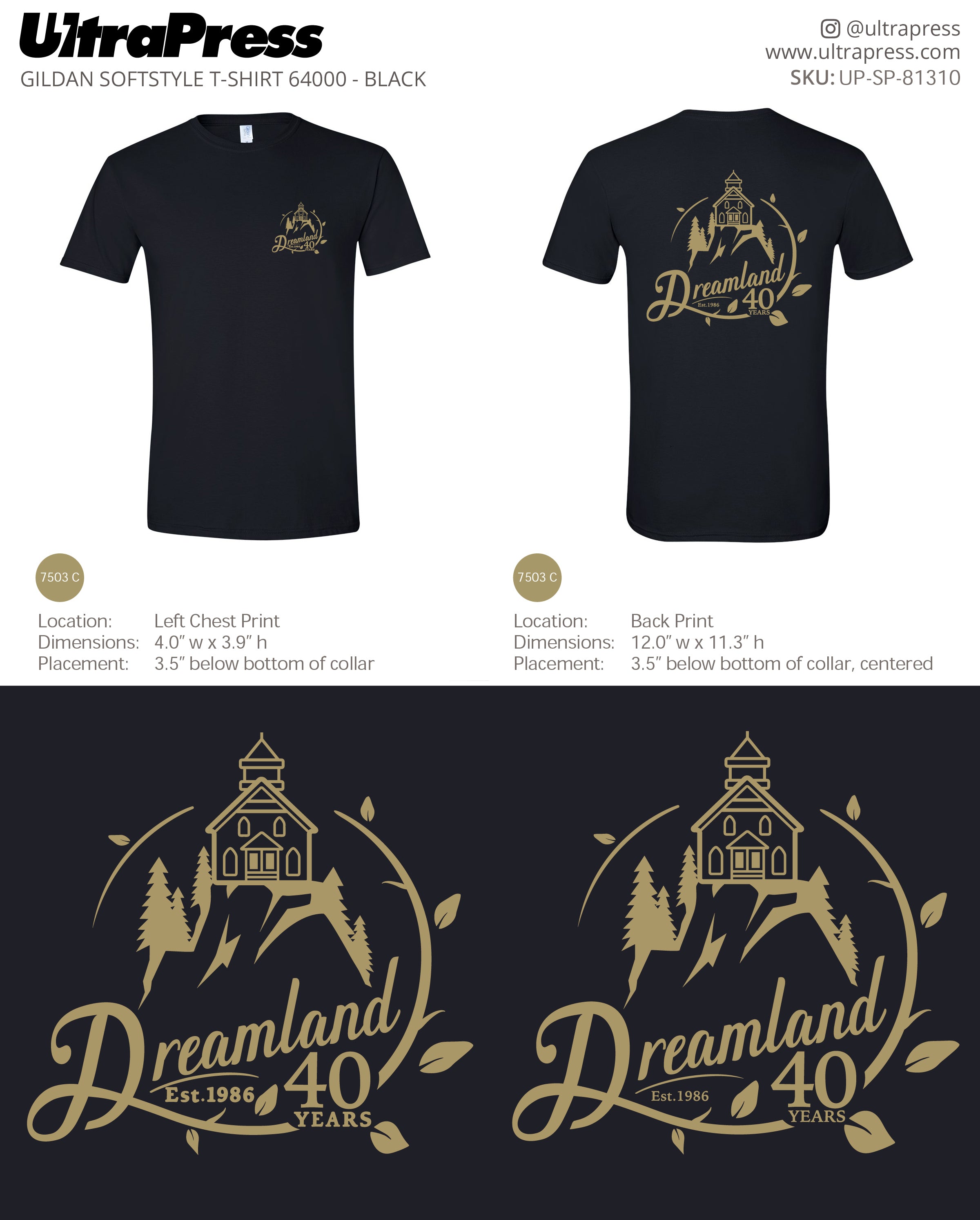 UP-SP-81310 Dreamland 40 years - A.J. Chippero 100 Min Qty (Bulk)