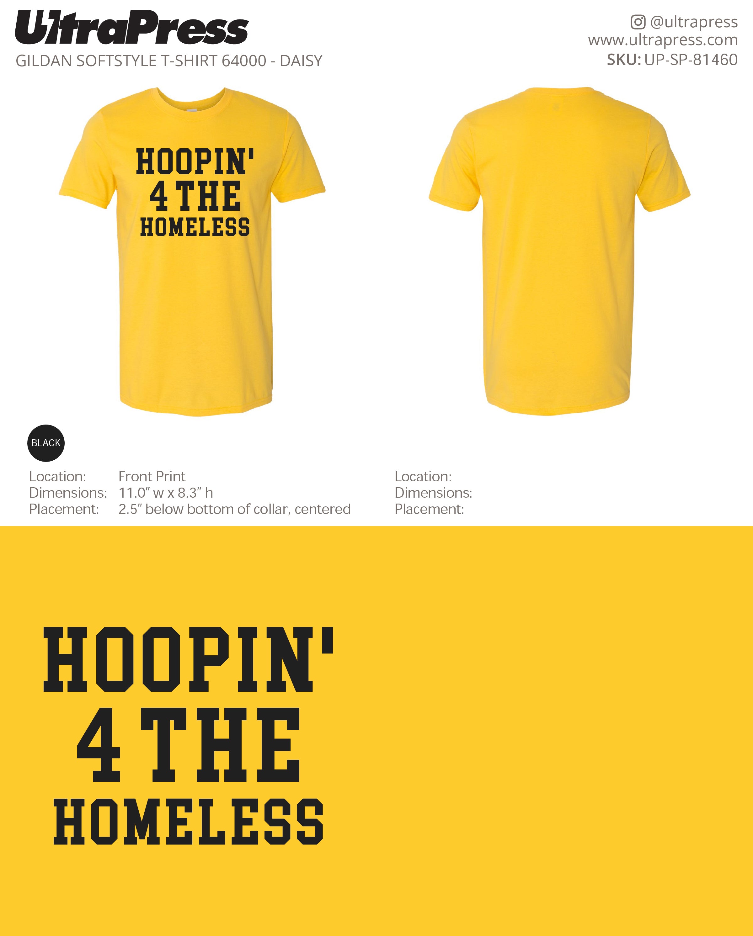 UP-SP-81460 Hoopin' 4 The Homeless - Matt Gregg 100 Min Qty (Bulk)