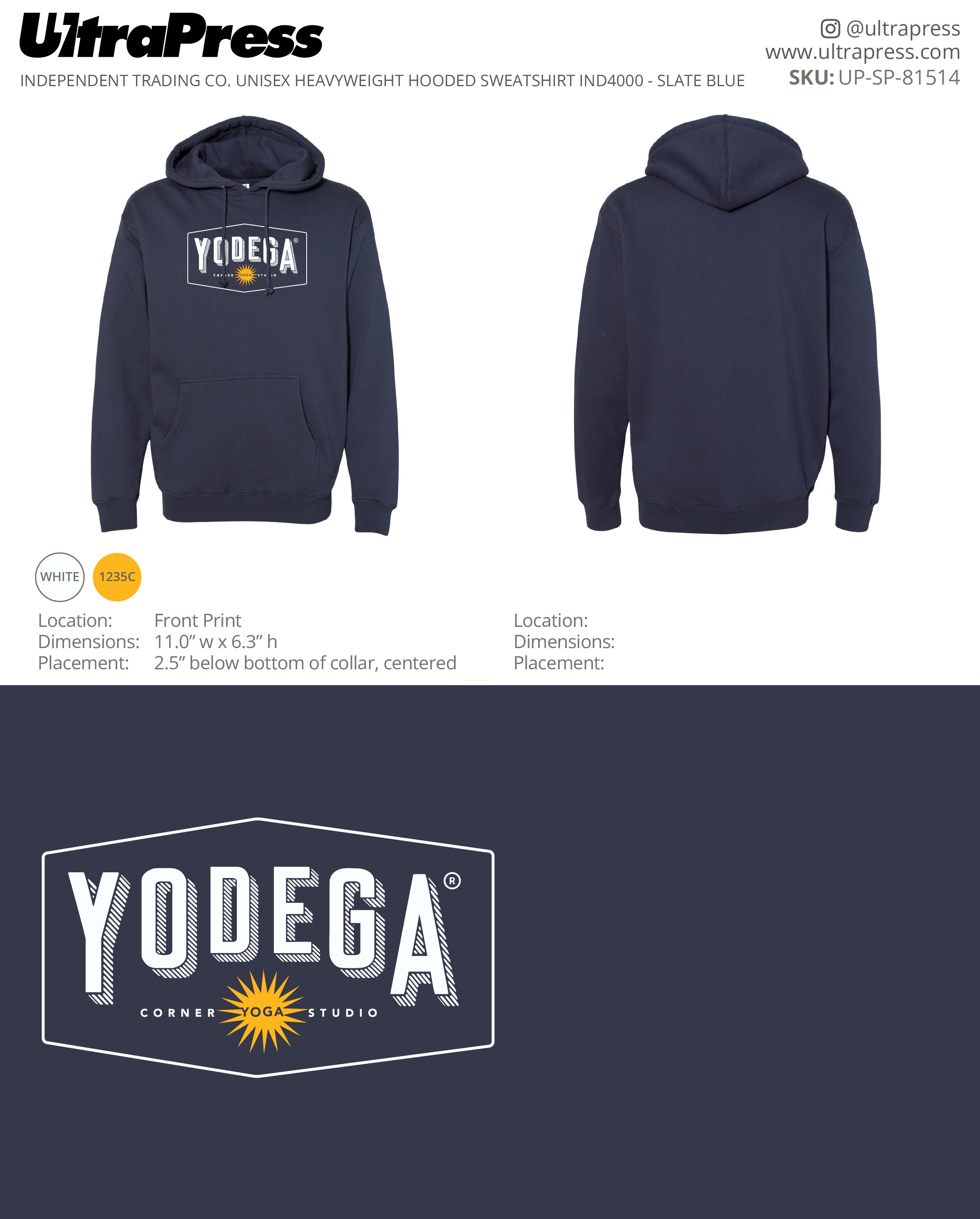 UP-SP-81514 Yodega (Hoodie) - Kara Harrison 24 Min Qty (Bulk)