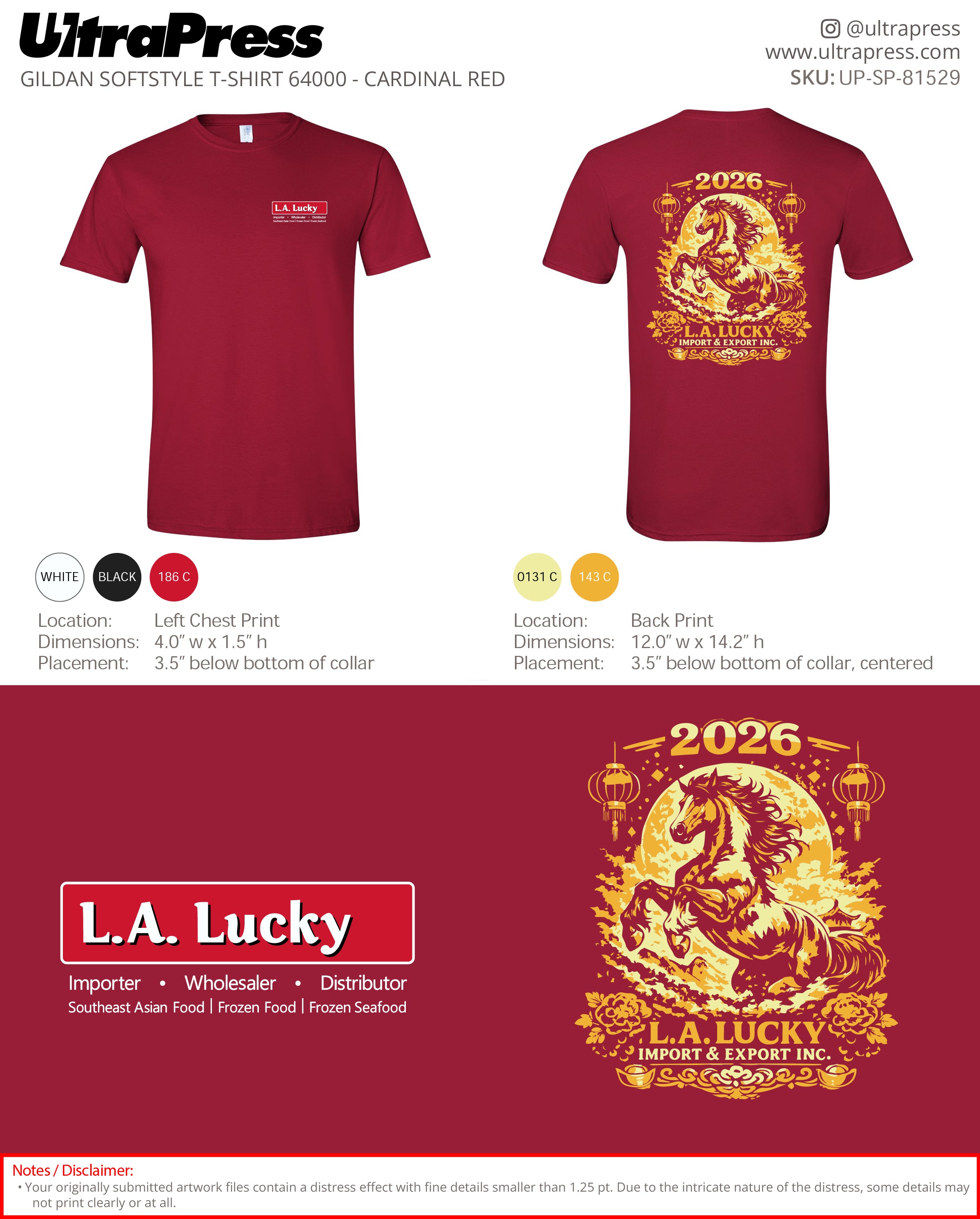 UP-SP-81529 2026 L.A. Lucky Import & Export Inc. - Jerry Nguyen 100 Pieces Package Deal (Bulk)