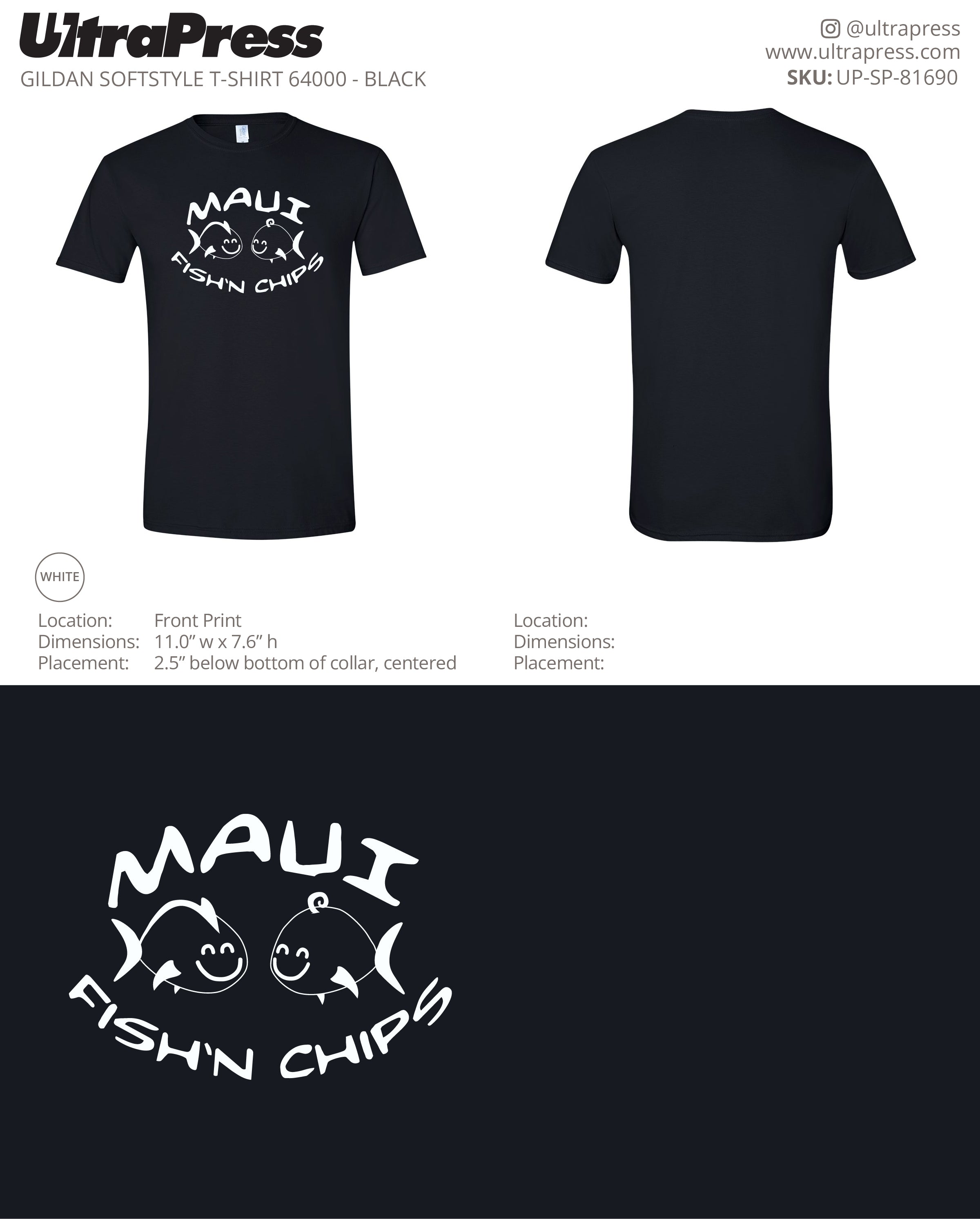 UP-SP-81690 Maui Fish'n Chips - Steven M Valentine 100 Min Qty (Bulk)