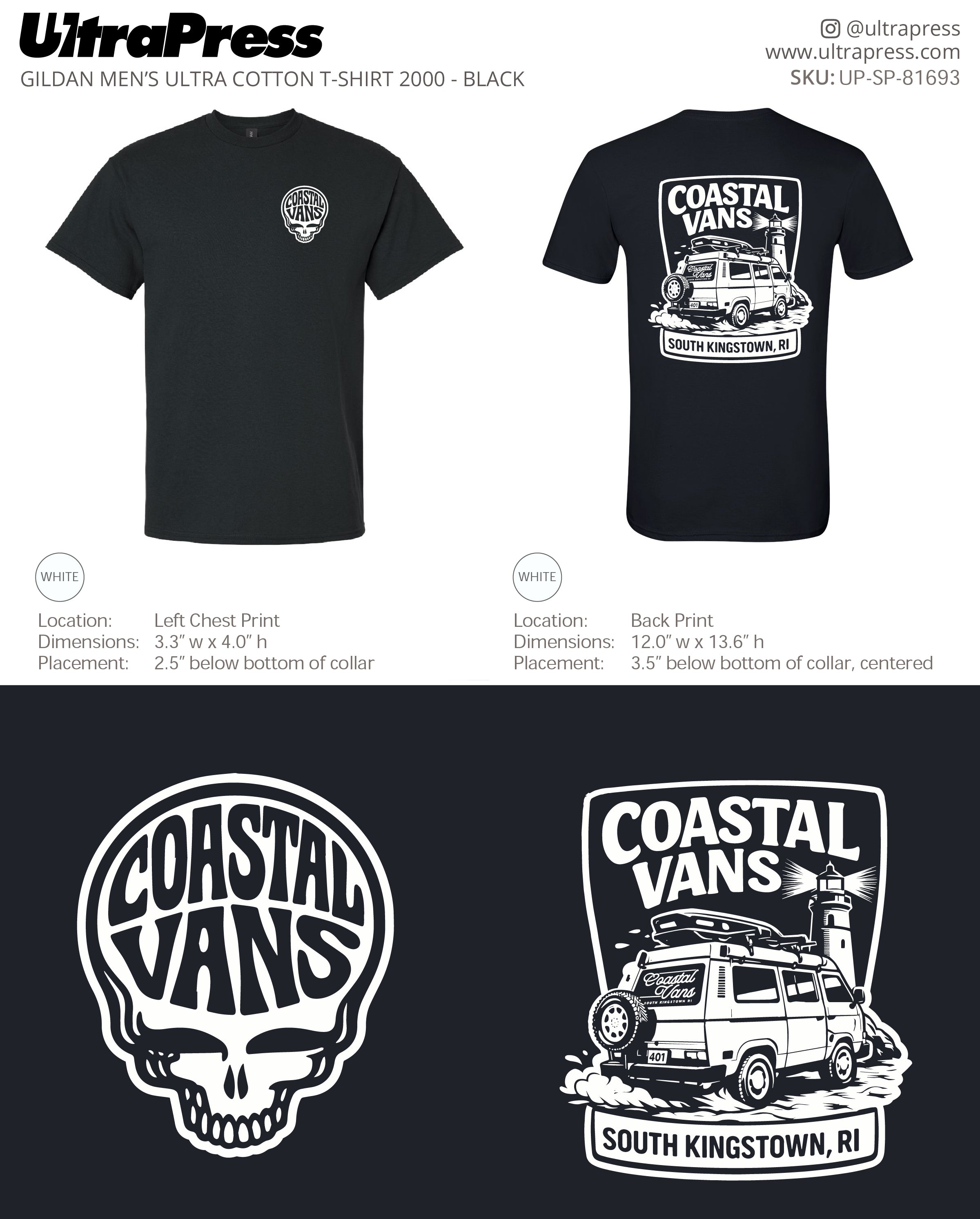 UP-SP-81693 Coastal Vans - Jason Kang 50 Pieces Package Deal (Bulk)
