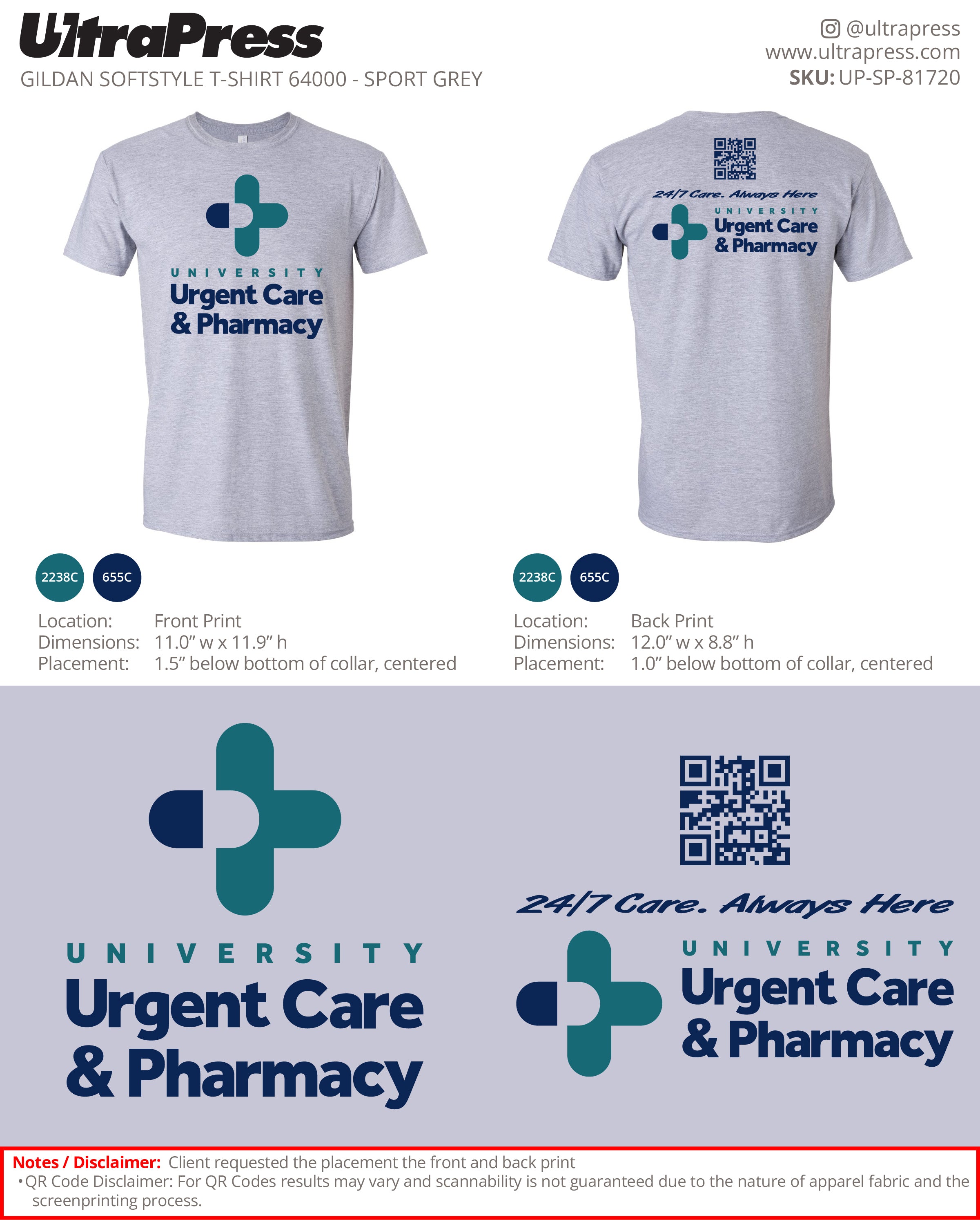 UP-SP-81720 University Urgent Care & Pharmacy - Mohammed Albaaj 100 Pieces Package Deal (Bulk)