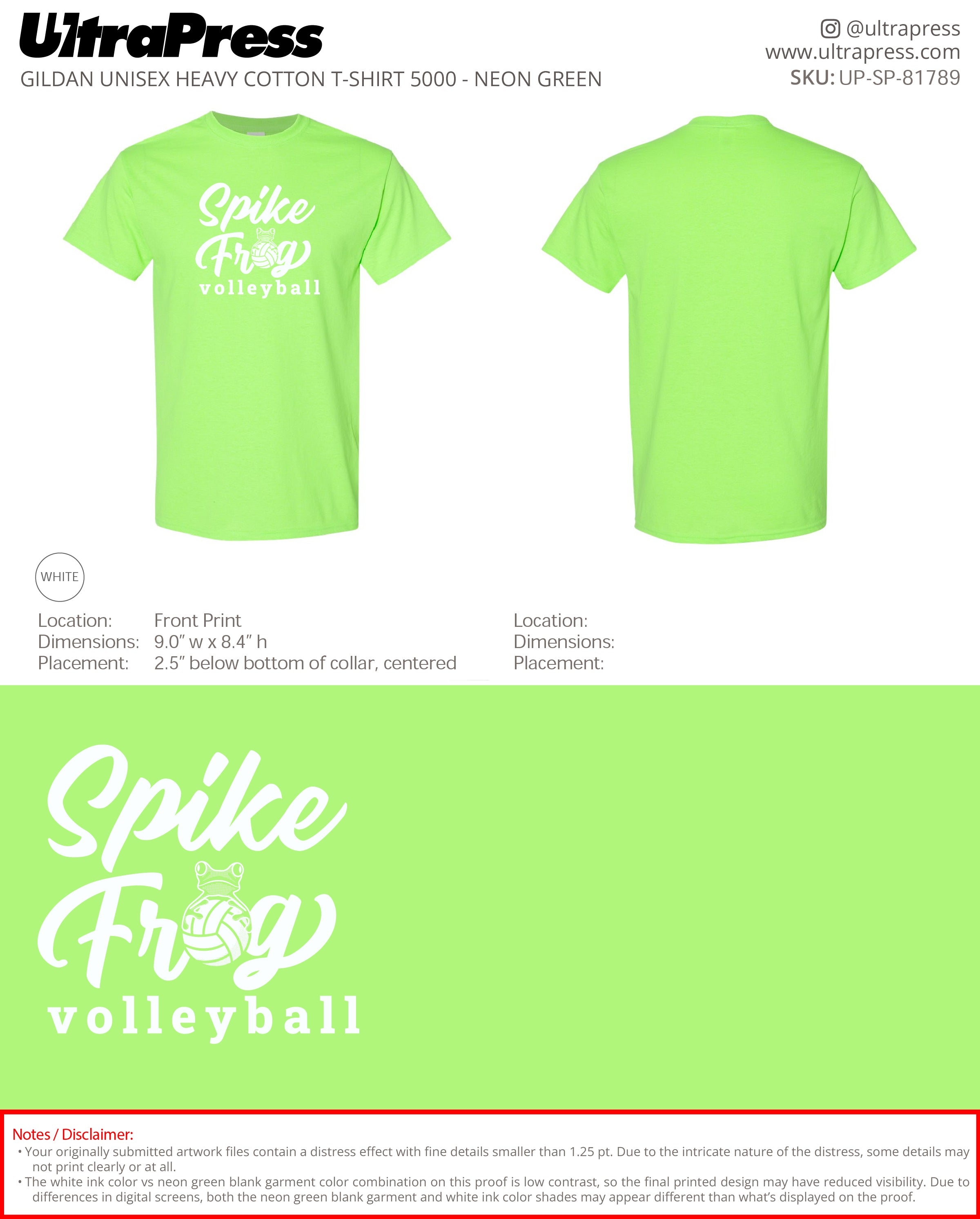 UP-SP-81789 Spike Frog Junior - Melissa Hinnant 100 Min Qty (Bulk)