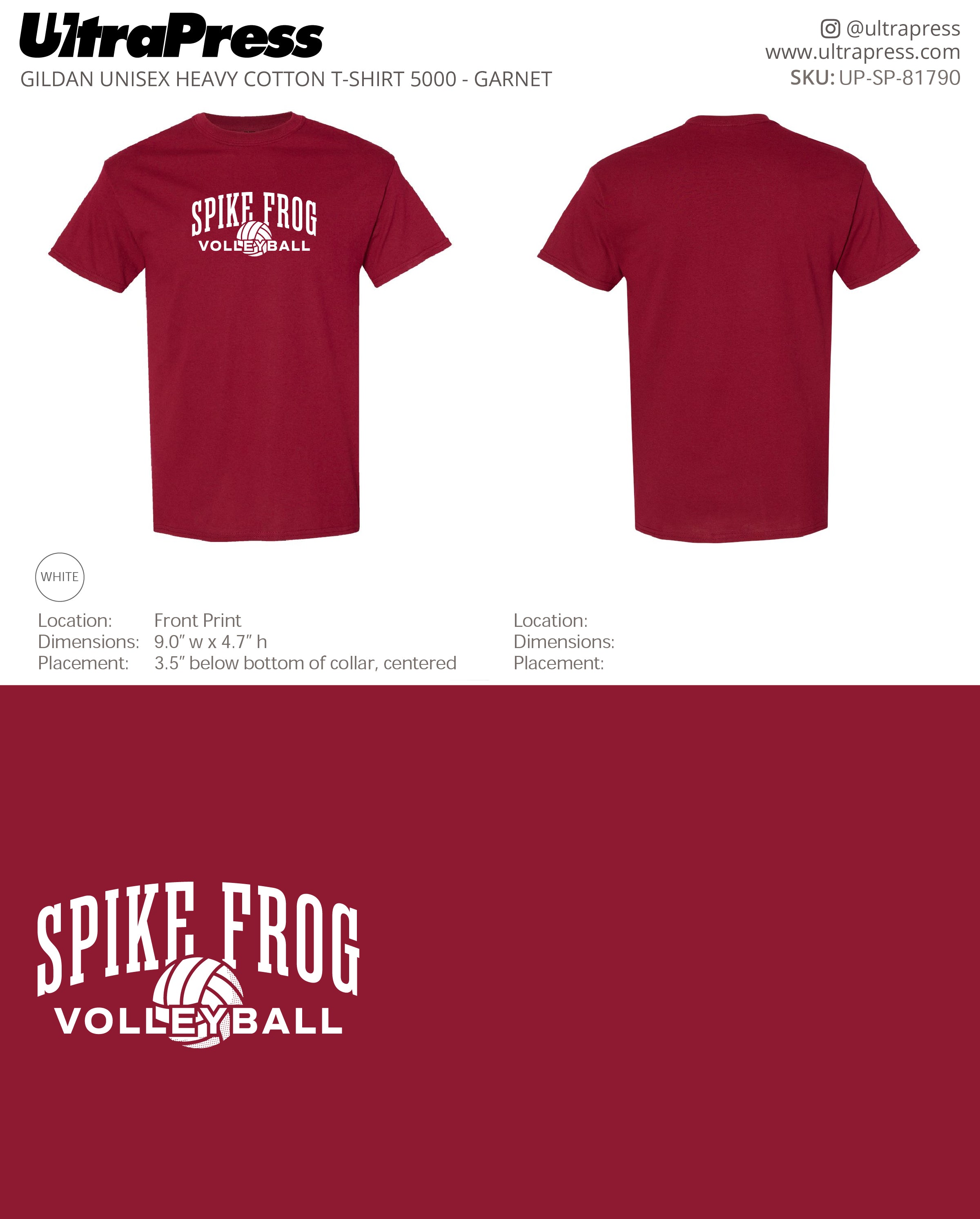 UP-SP-81790 Spike Frog Boss - Melissa Hinnant 24 Min Qty (Bulk)