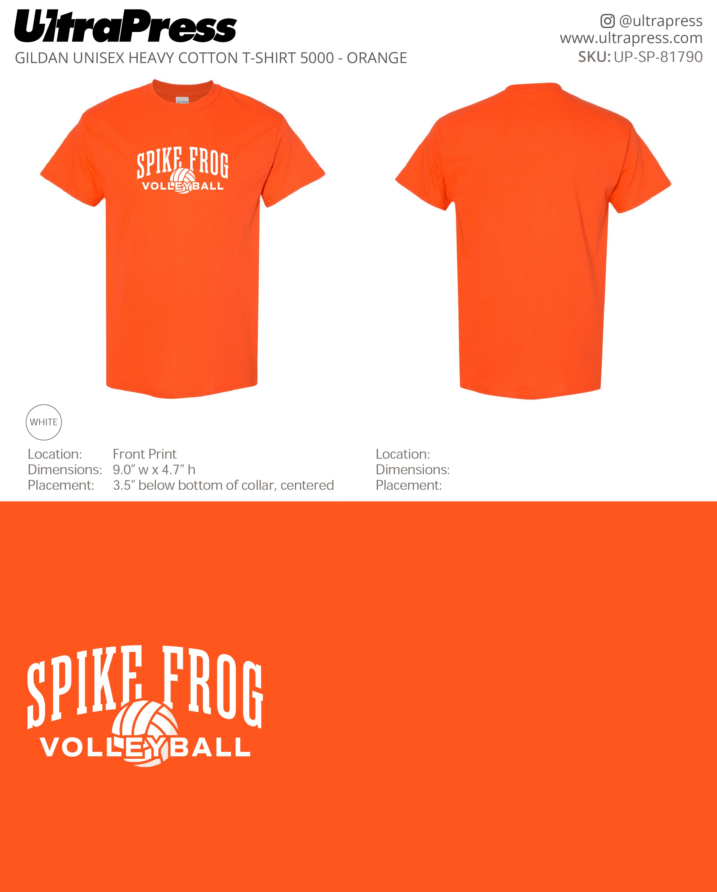 UP-SP-81790 Spike Frog Boss - Melissa Hinnant 24 Min Qty (Bulk)