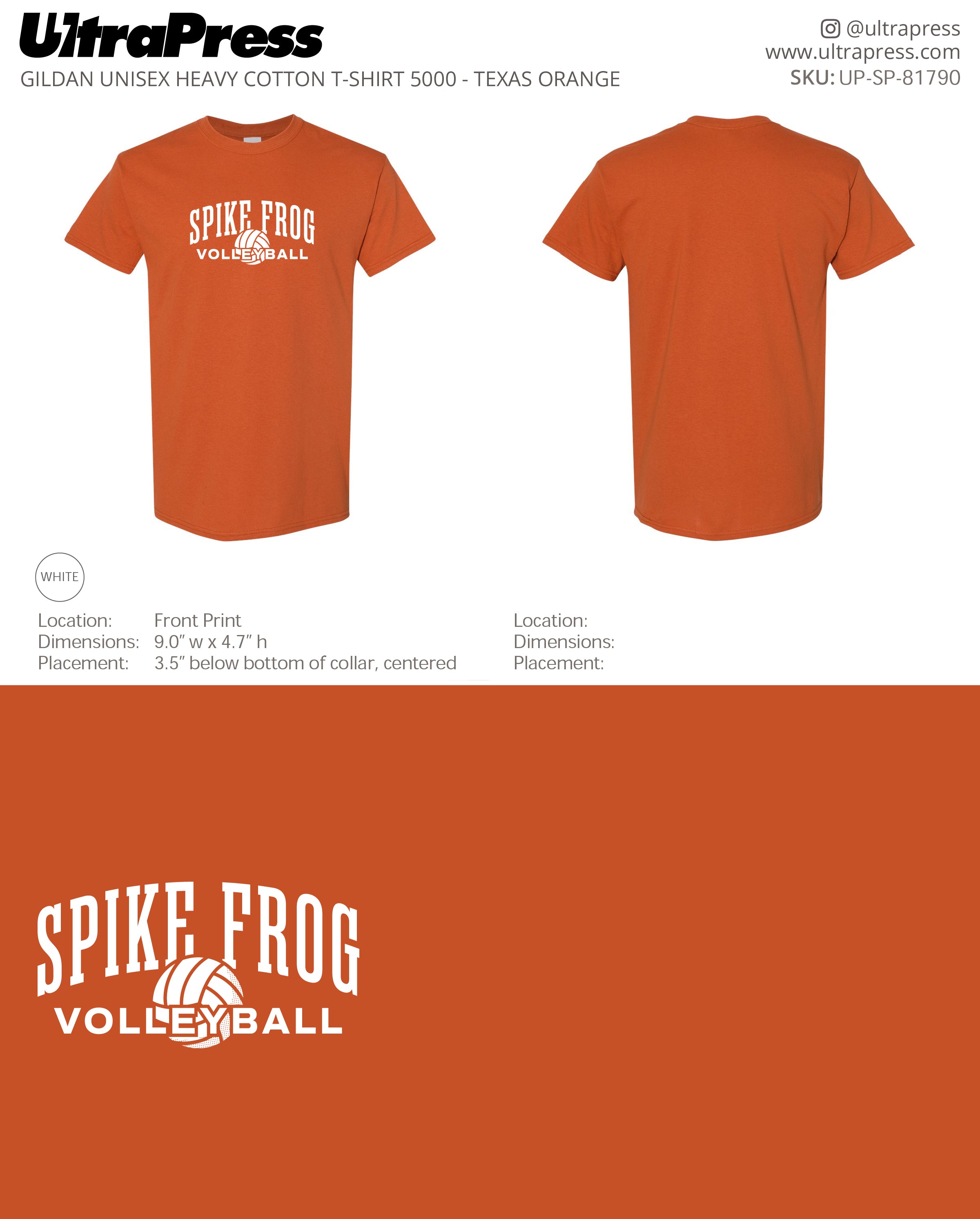 UP-SP-81790 Spike Frog Boss - Melissa Hinnant 24 Min Qty (Bulk)