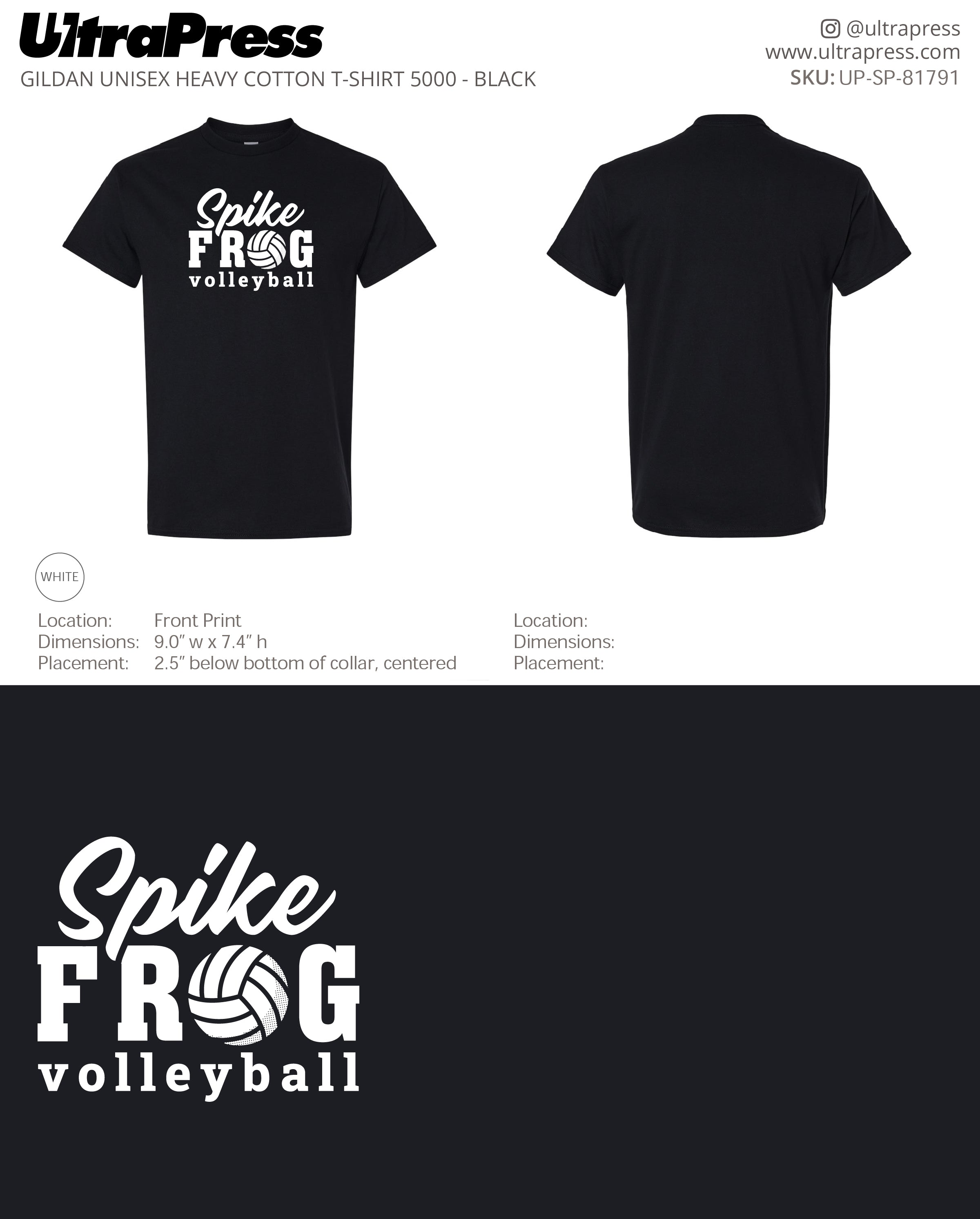 UP-SP-81791 Spike Frog Spike - Melissa Hinnant 100 Min Qty (Bulk)