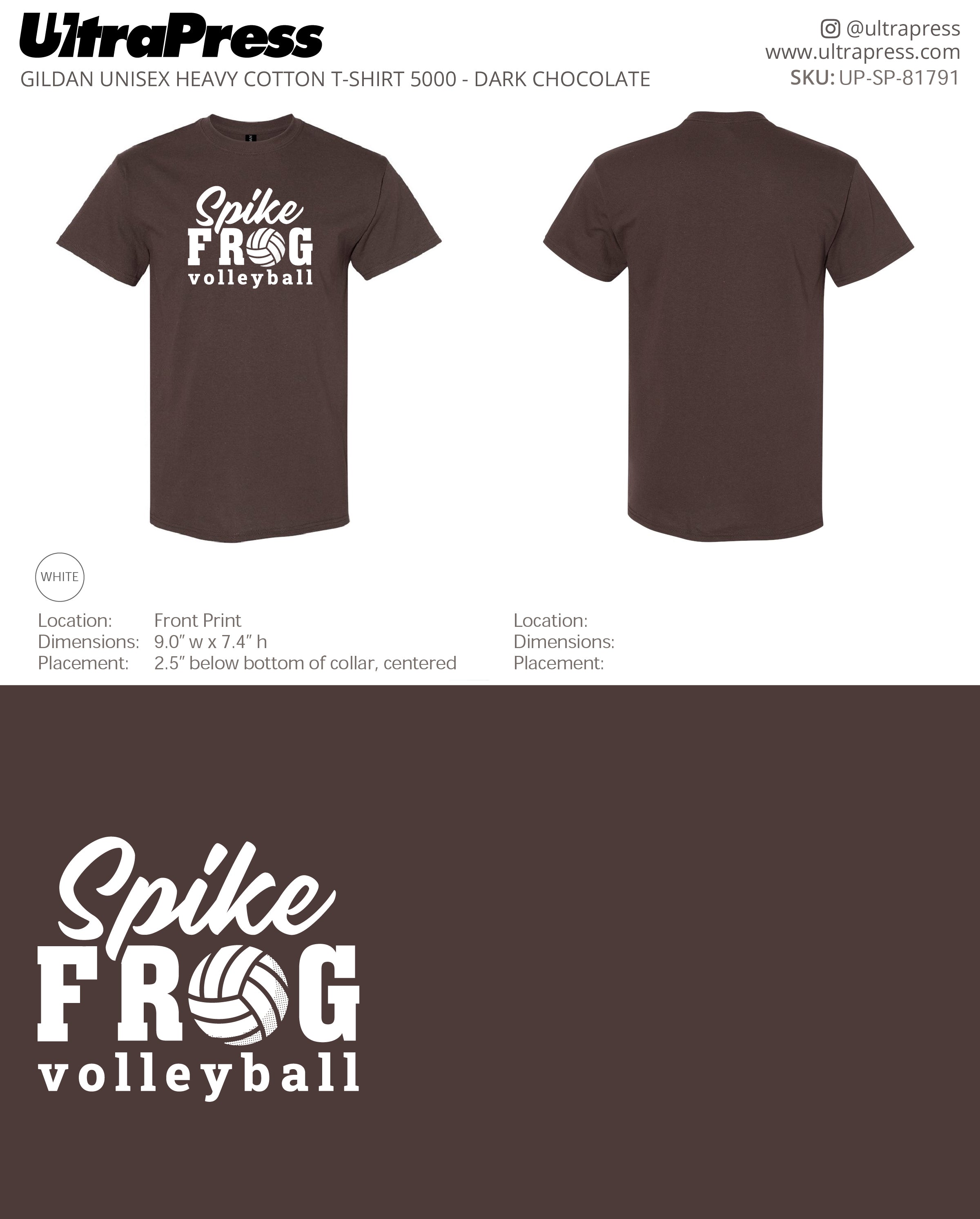 UP-SP-81791 Spike Frog Spike - Melissa Hinnant 100 Min Qty (Bulk)
