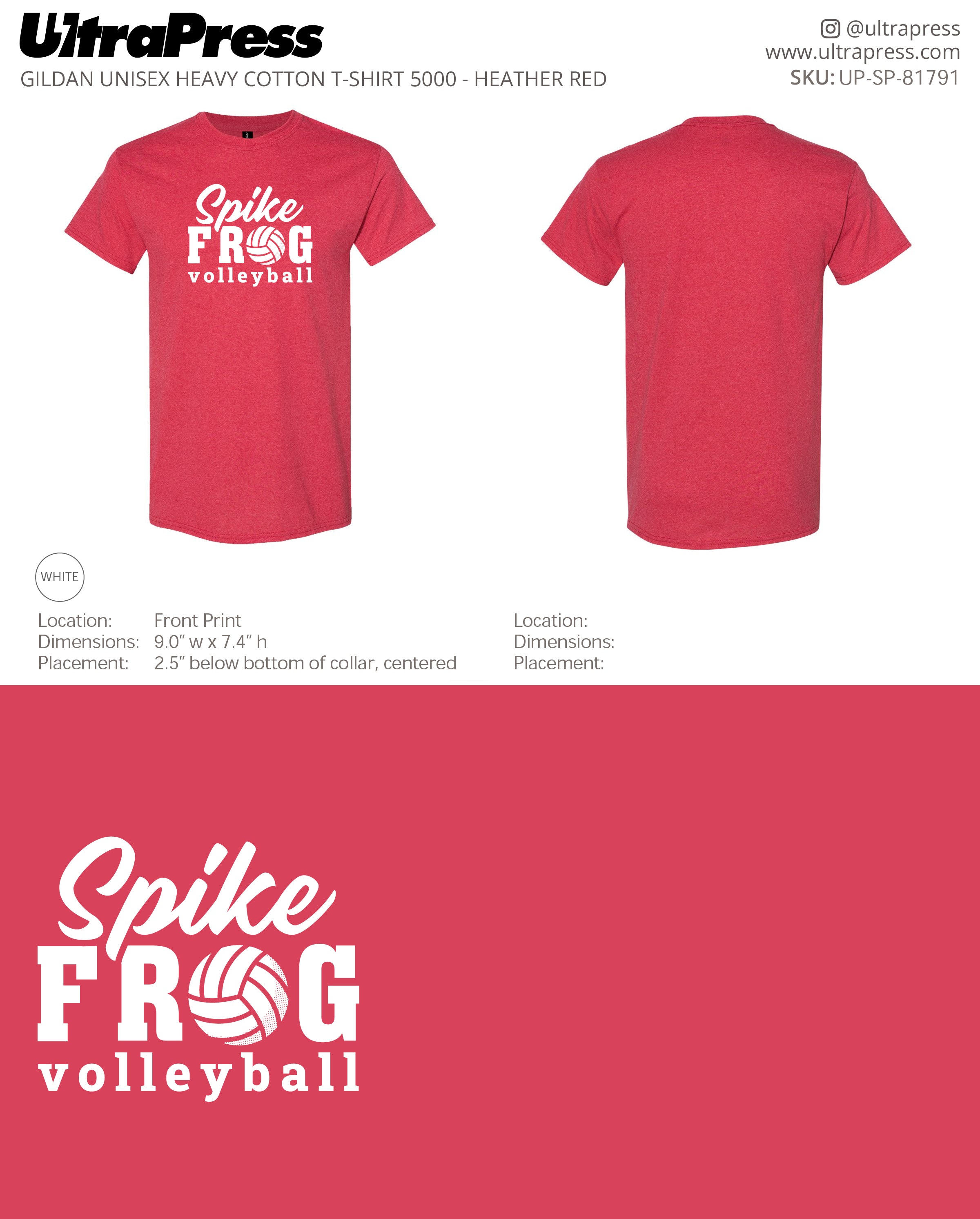 UP-SP-81791 Spike Frog Spike - Melissa Hinnant 100 Min Qty (Bulk)