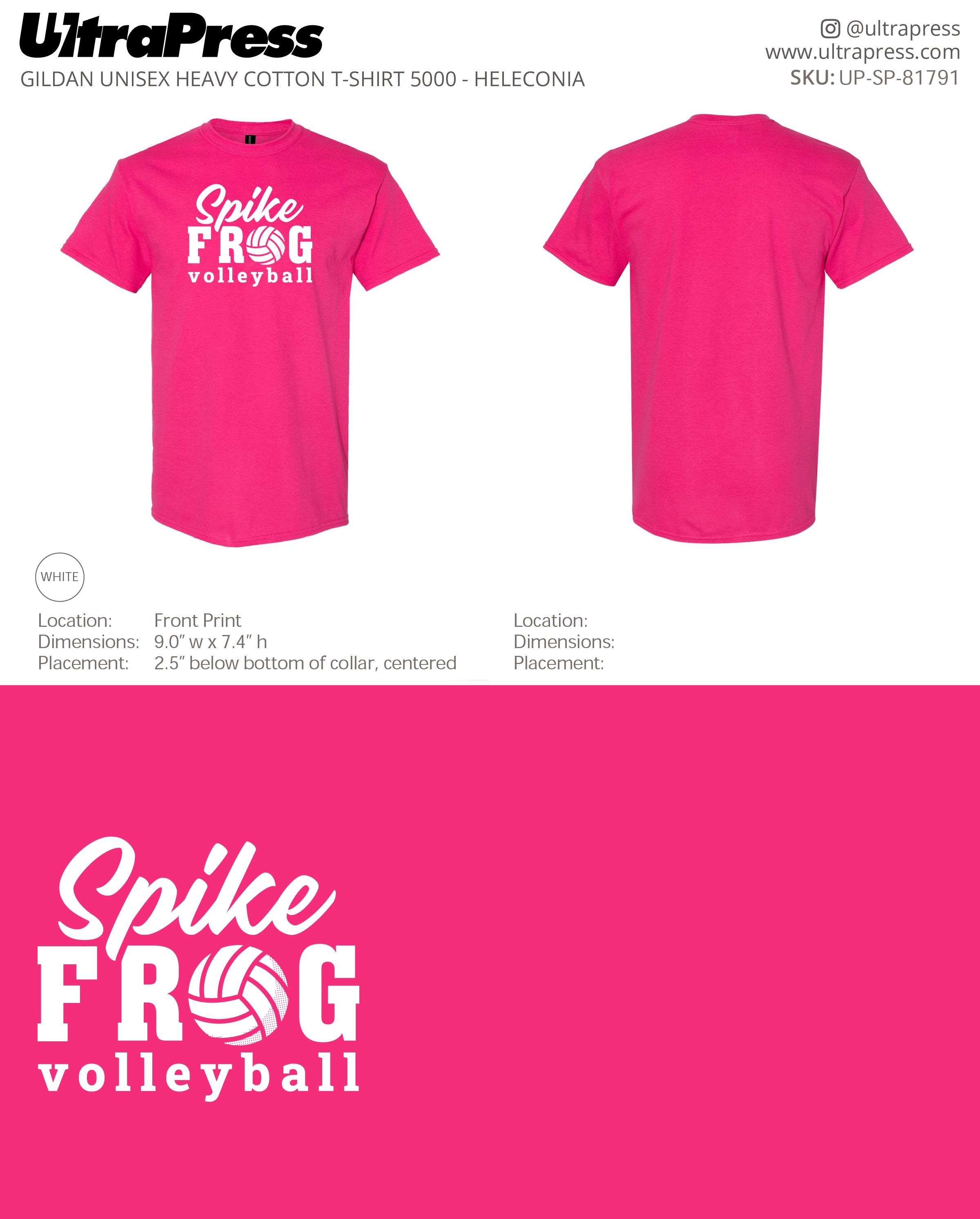 UP-SP-81791 Spike Frog Spike - Melissa Hinnant 100 Min Qty (Bulk)