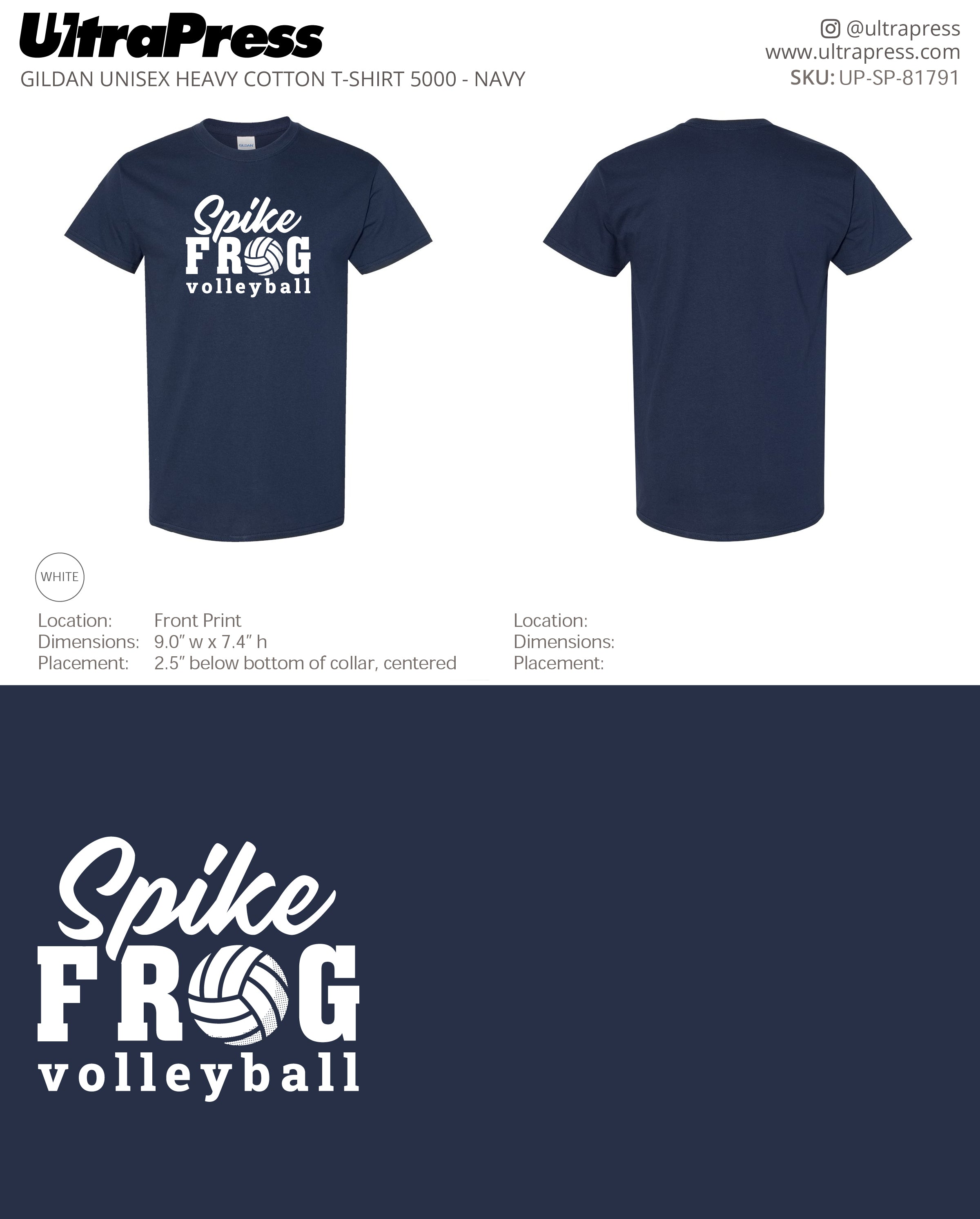 UP-SP-81791 Spike Frog Spike - Melissa Hinnant 100 Min Qty (Bulk)