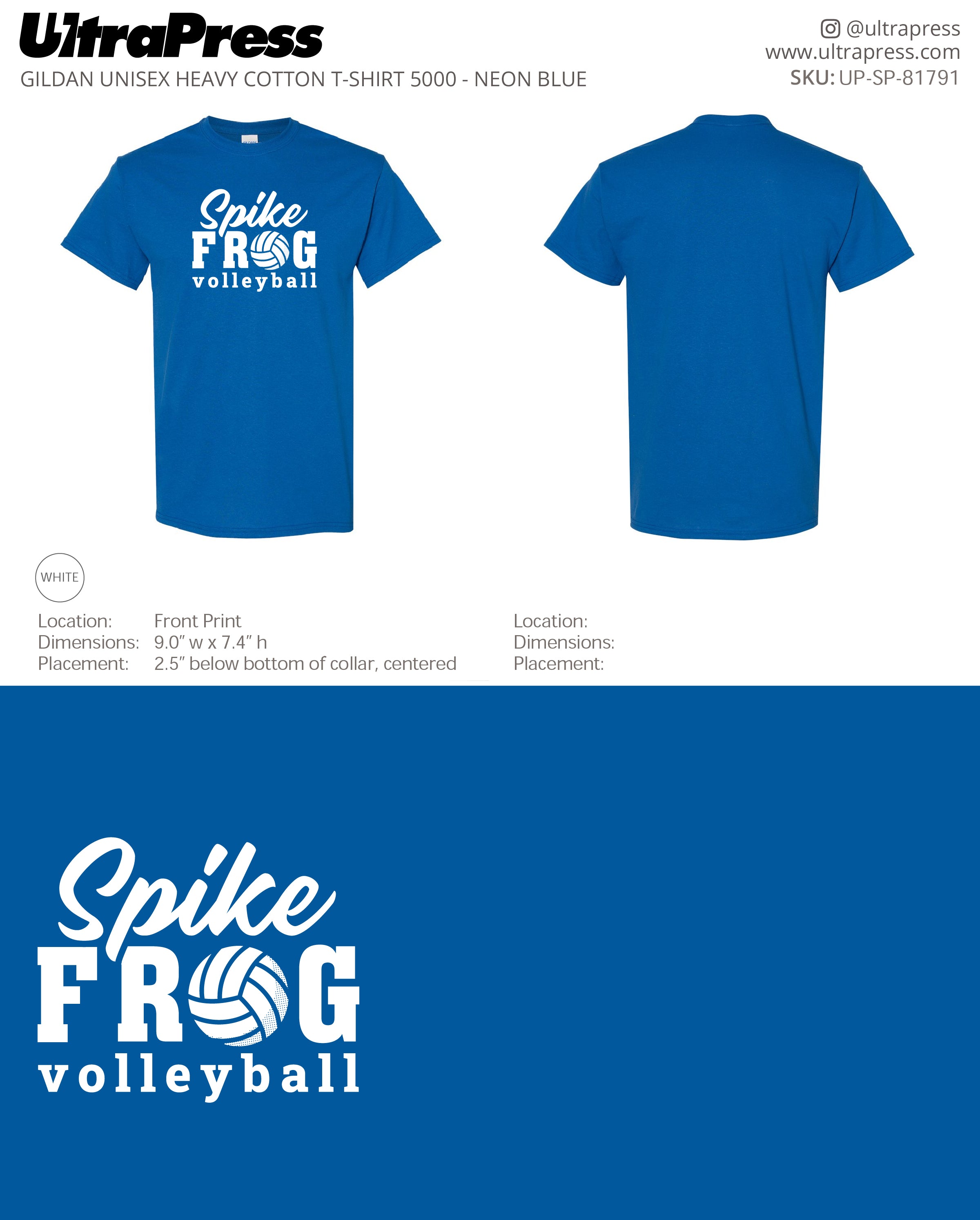 UP-SP-81791 Spike Frog Spike - Melissa Hinnant 100 Min Qty (Bulk)