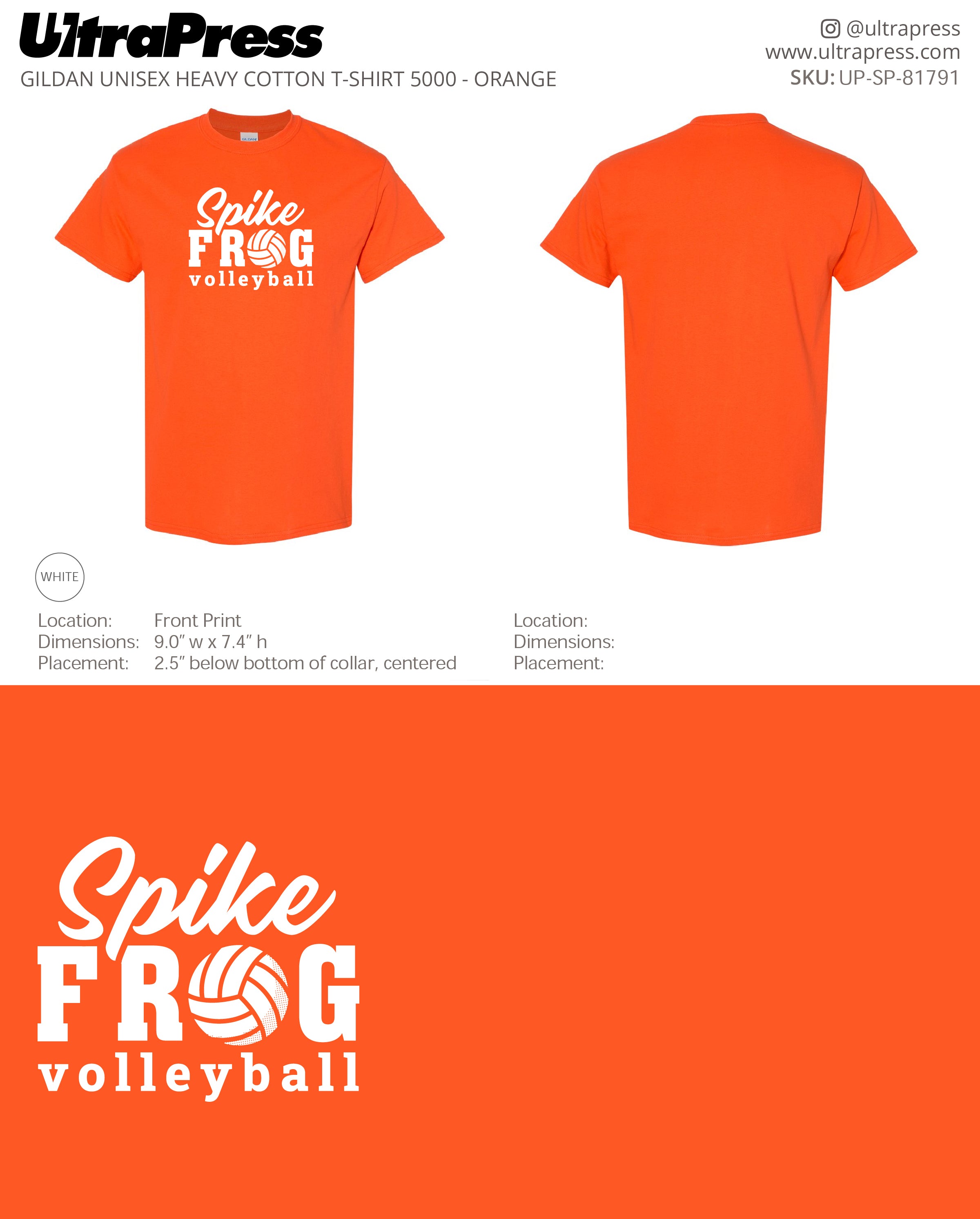 UP-SP-81791 Spike Frog Spike - Melissa Hinnant 100 Min Qty (Bulk)