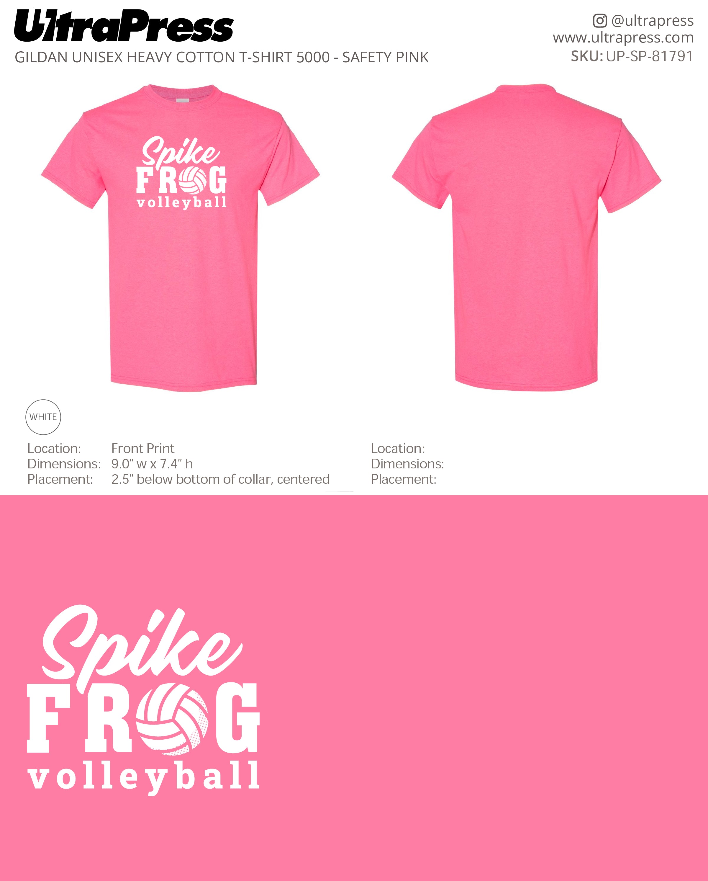 UP-SP-81791 Spike Frog Spike - Melissa Hinnant 100 Min Qty (Bulk)