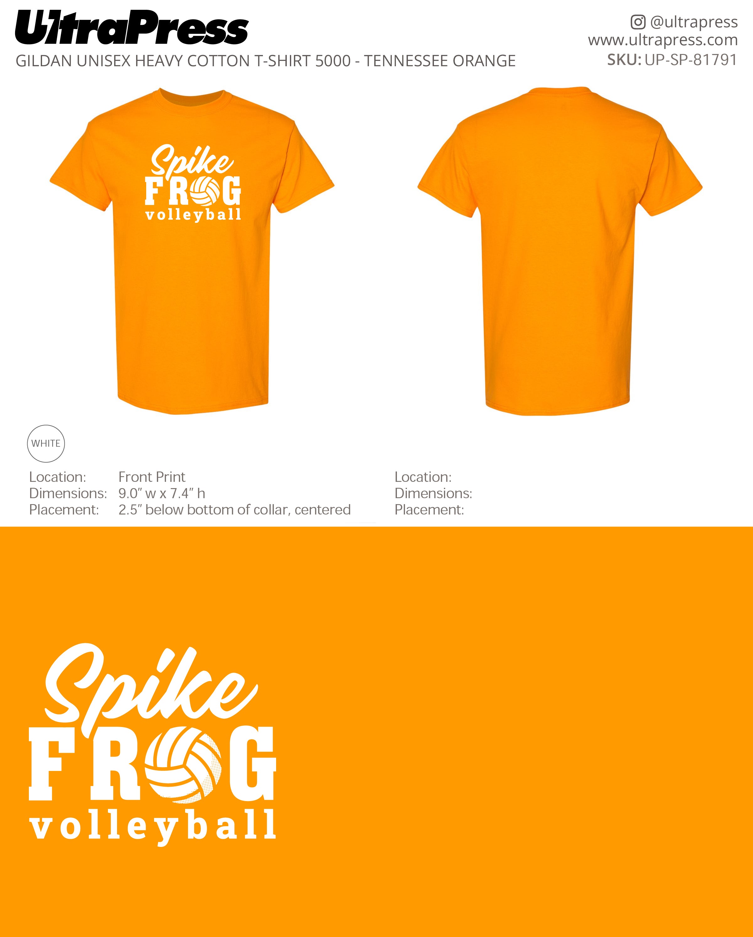 UP-SP-81791 Spike Frog Spike - Melissa Hinnant 100 Min Qty (Bulk)