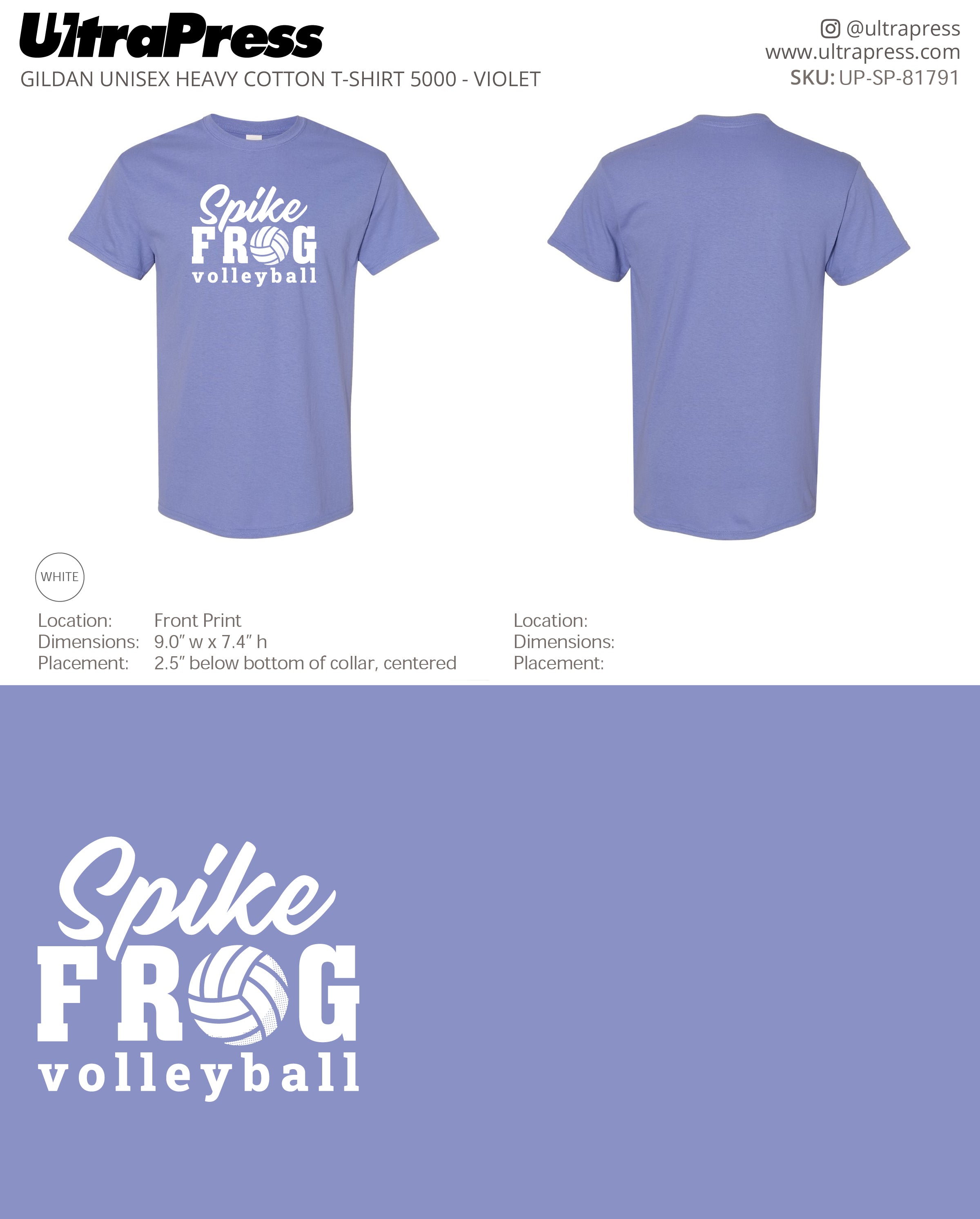 UP-SP-81791 Spike Frog Spike - Melissa Hinnant 100 Min Qty (Bulk)