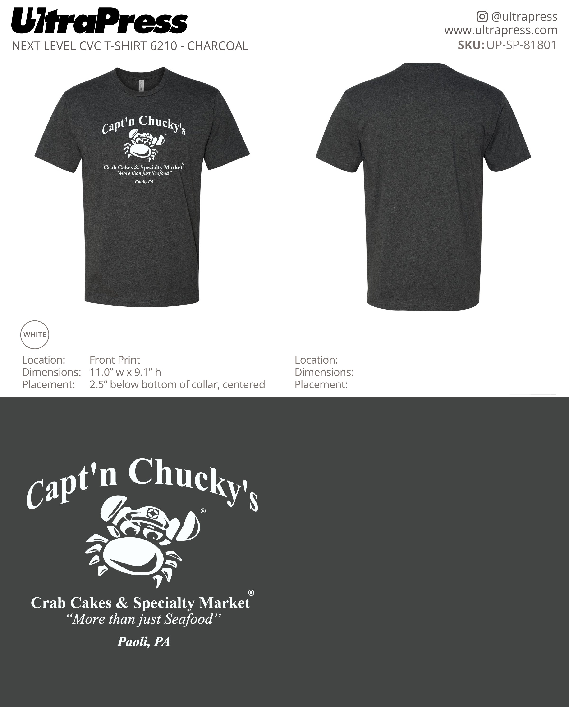 UP-SP-81801 Capt'n Chucky's - Matt Coddaire - 50 Min Qty - Package Deal (Bulk)