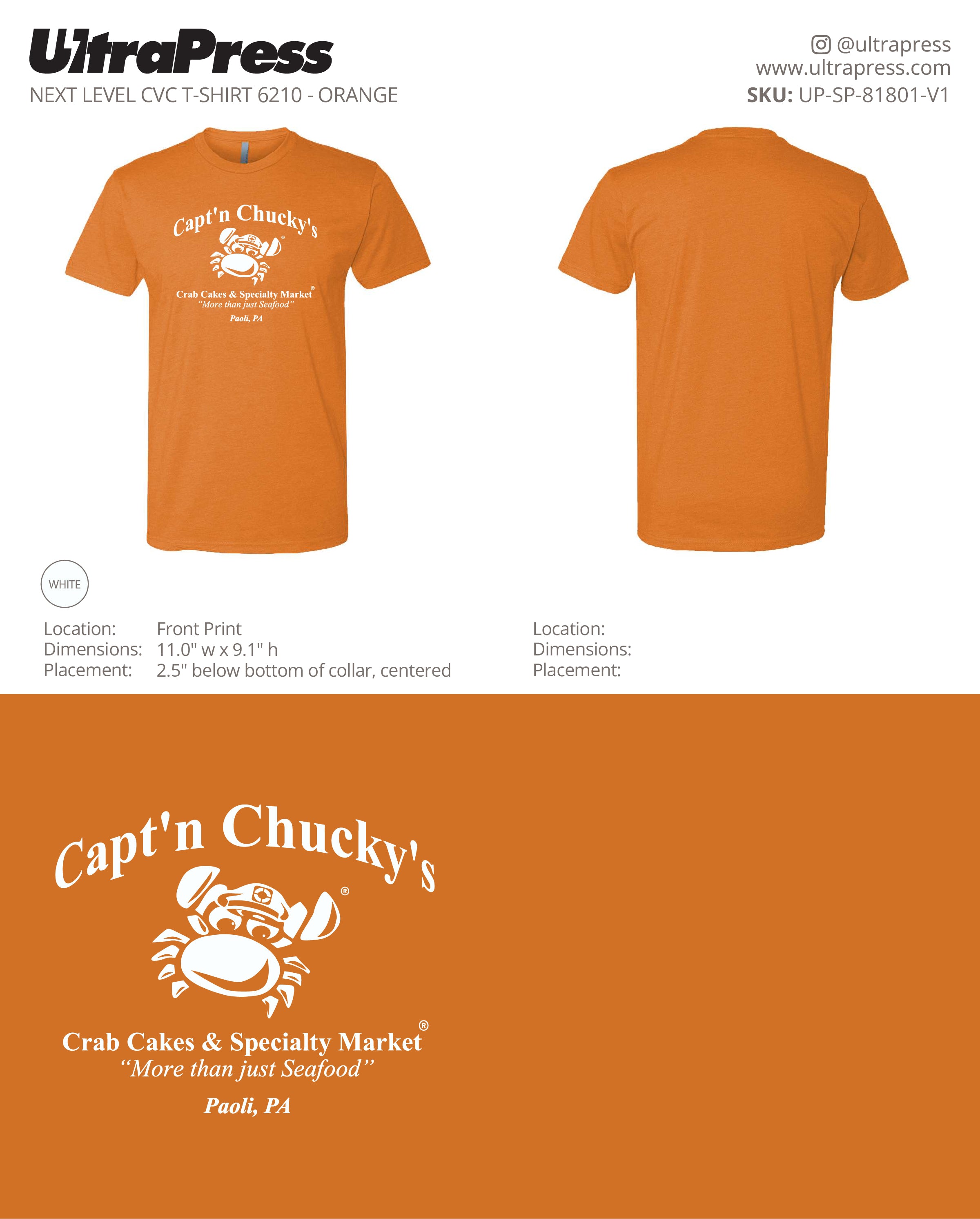 UP-SP-81801 Capt'n Chucky's - Matt Coddaire - 50 Min Qty - Package Deal (Bulk)